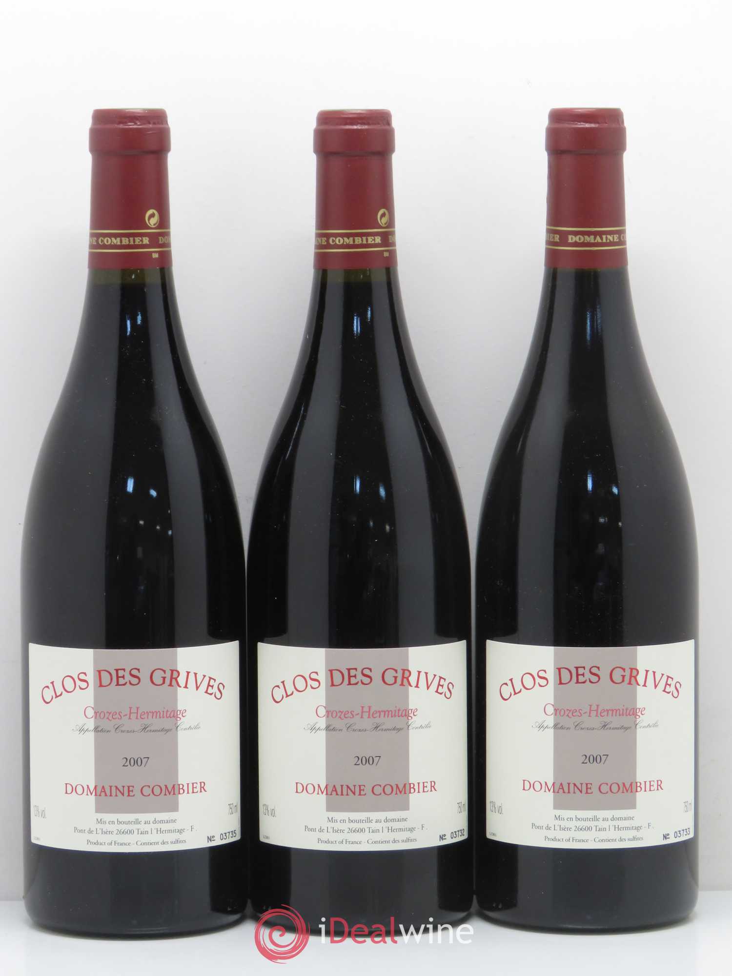 Crozes-Hermitage Clos des Grives Combier 2007 - Posten von 12 Flaschen - 4