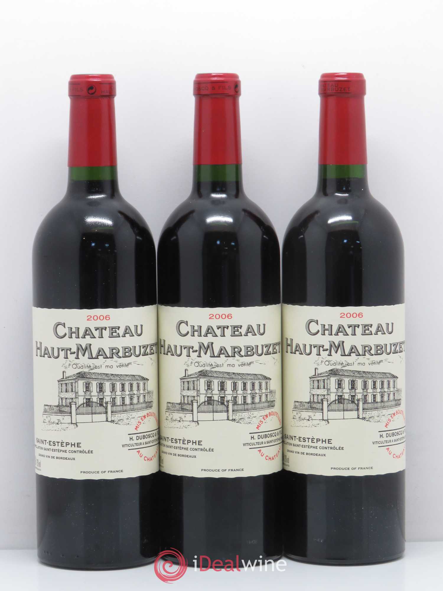 Château Haut Marbuzet 2006 - Lot de 12 bouteilles - 2