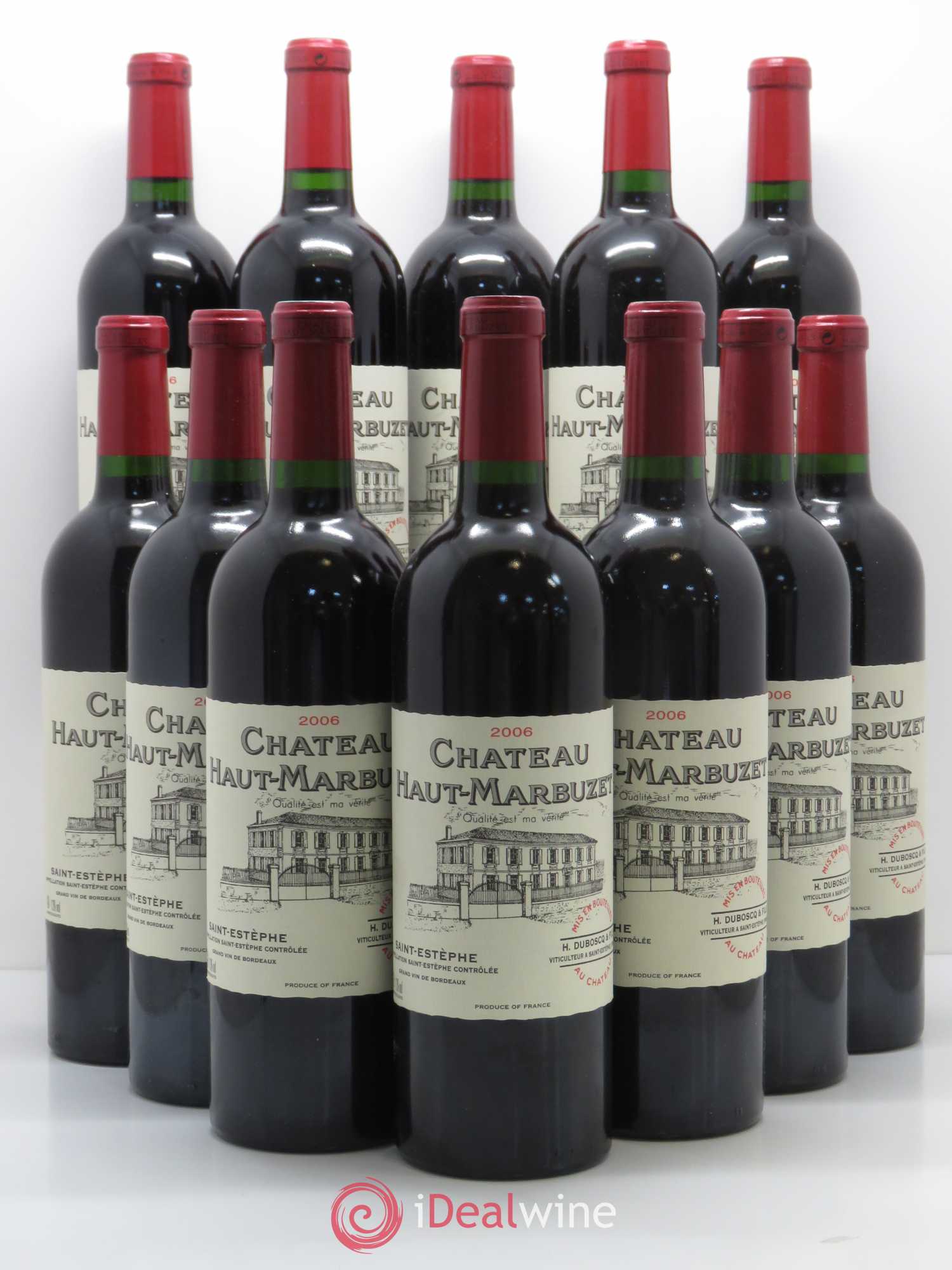 Château Haut Marbuzet 2006 - Lot de 12 bouteilles - 0