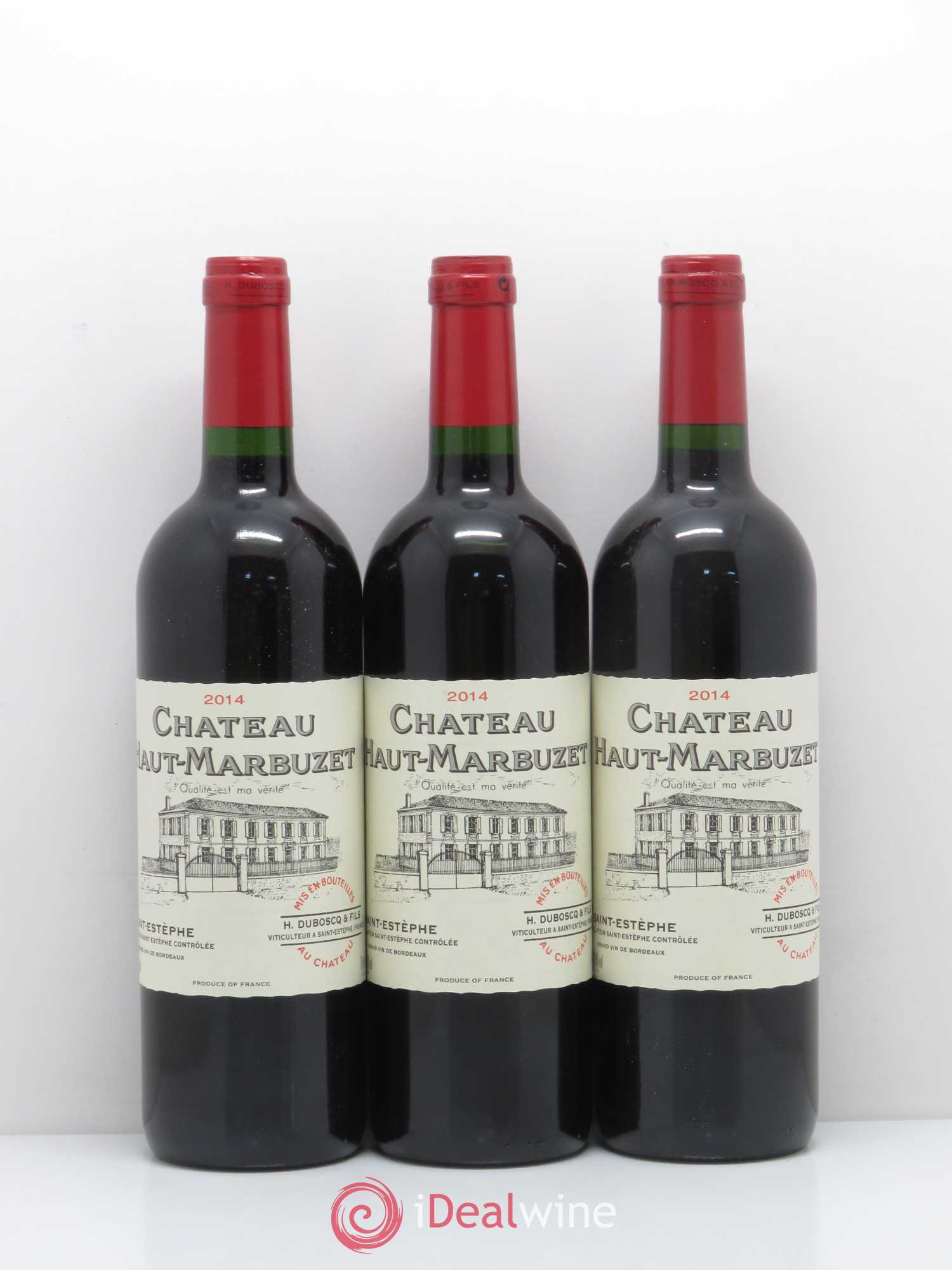 Château Haut Marbuzet 2014 - Lot de 12 bouteilles - 1