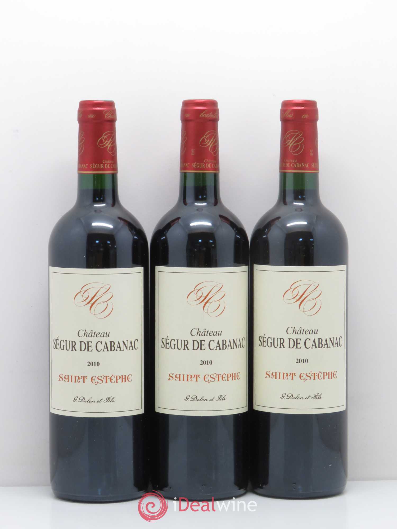 Château Ségur de Cabanac Cru Bourgeois 2010 - Lot de 12 bouteilles - 1