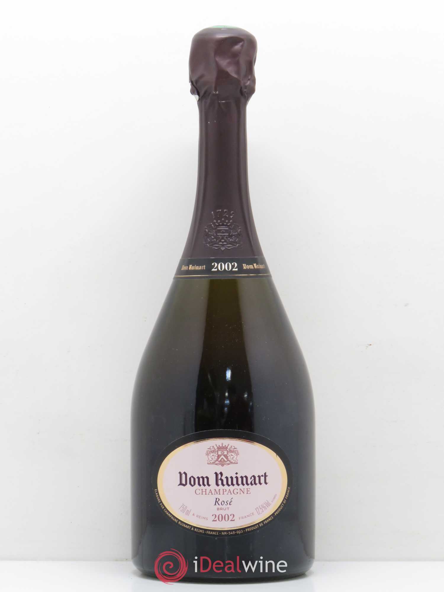 Dom Ruinart Brut Ruinart 2002 - Lot de 1 bouteille - 0