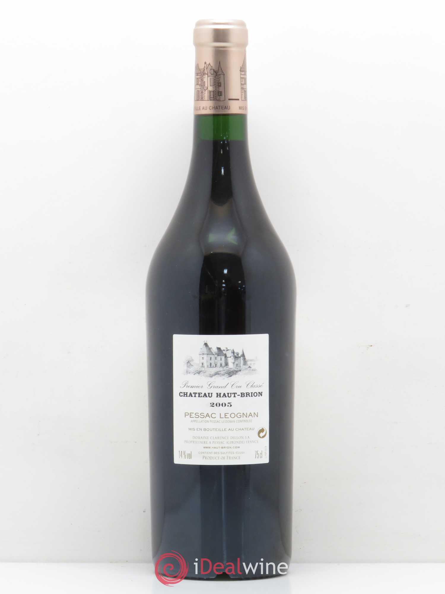 Château Haut Brion 1er Grand Cru Classé 2005 - Lot de 1 bouteille - 1