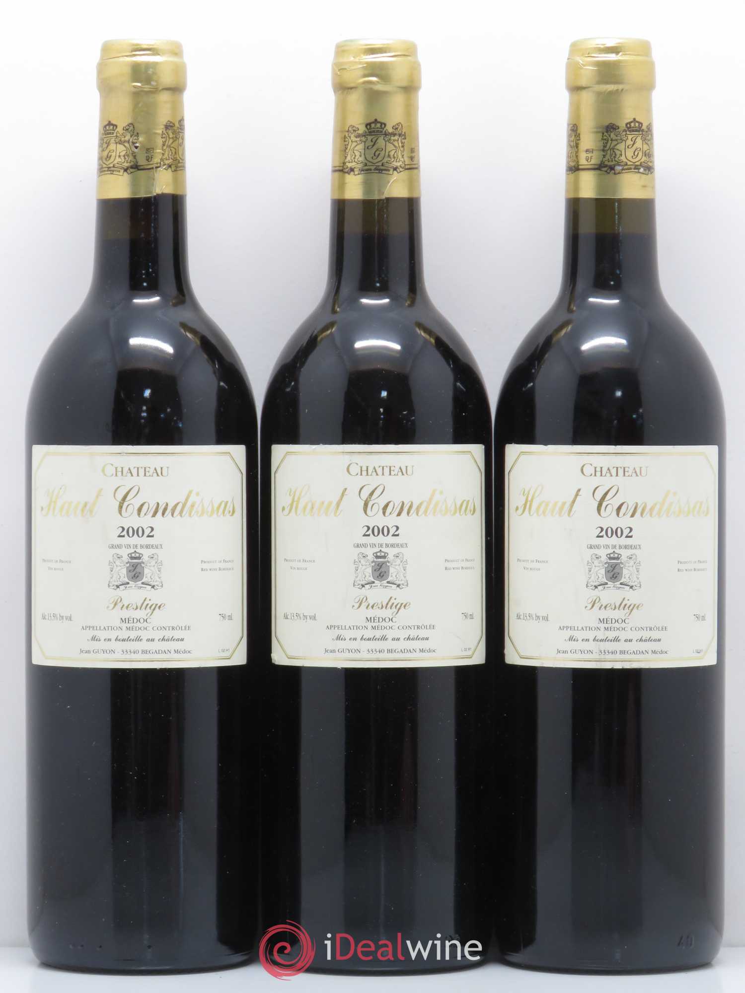 Haut-Condissas 2002 - Lot de 3 bouteilles - 0