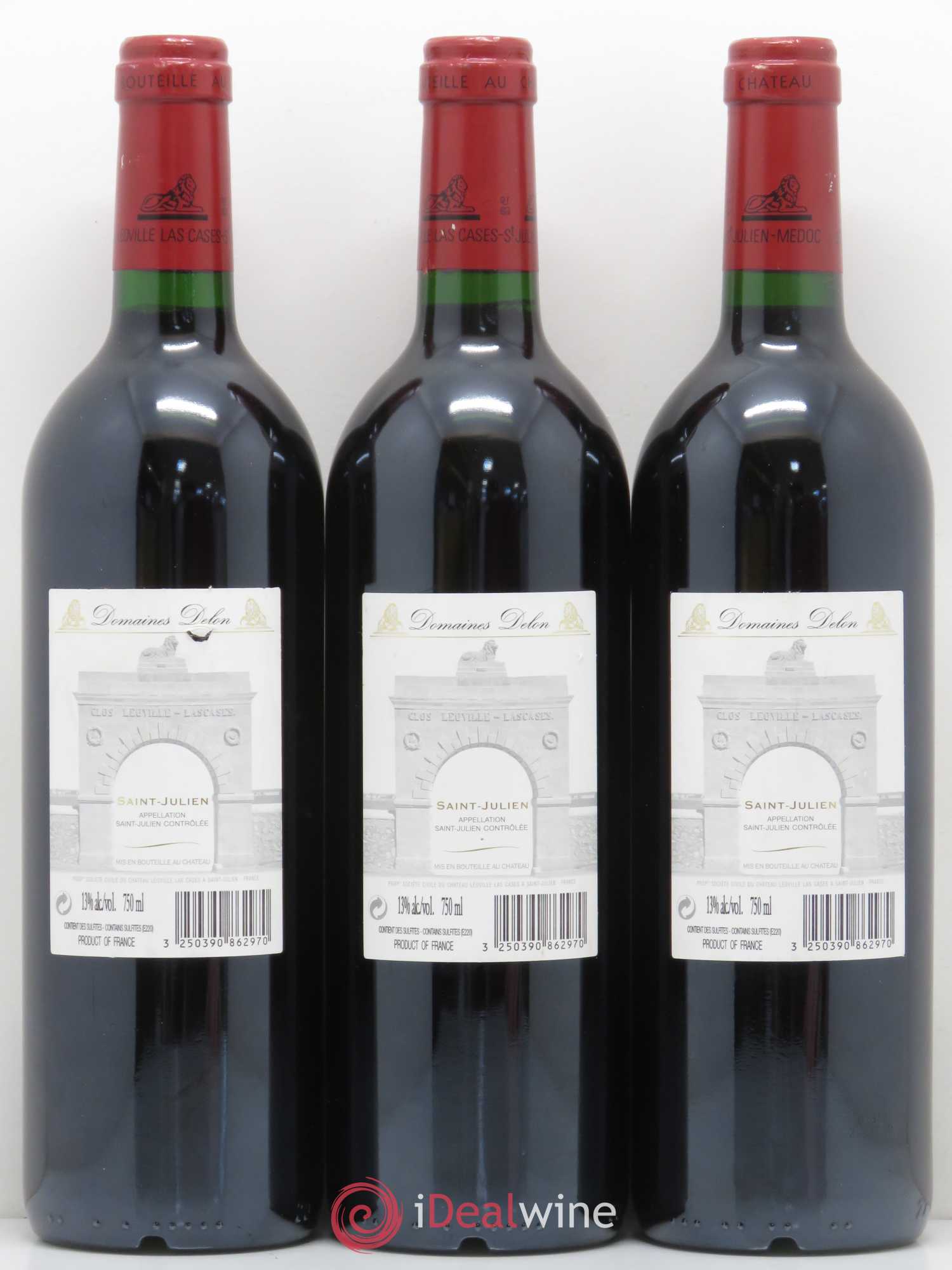 Château Léoville Las Cases 2ème Grand Cru Classé 2003 - Lot de 6 bouteilles - 2