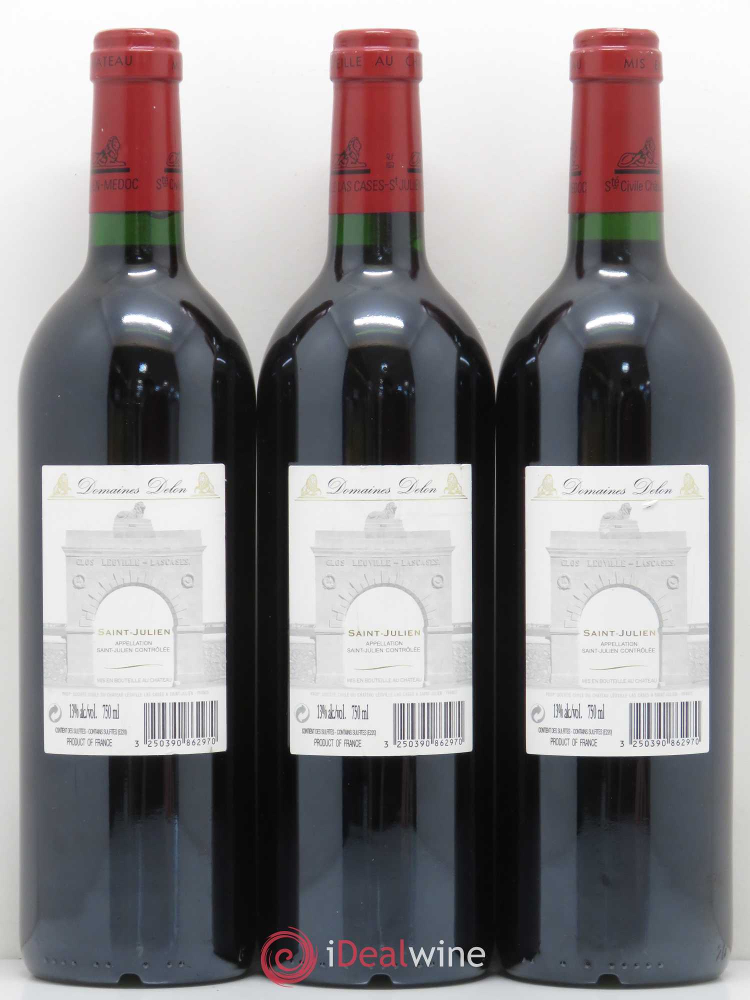Château Léoville Las Cases 2ème Grand Cru Classé 2003 - Lot de 6 bouteilles - 4