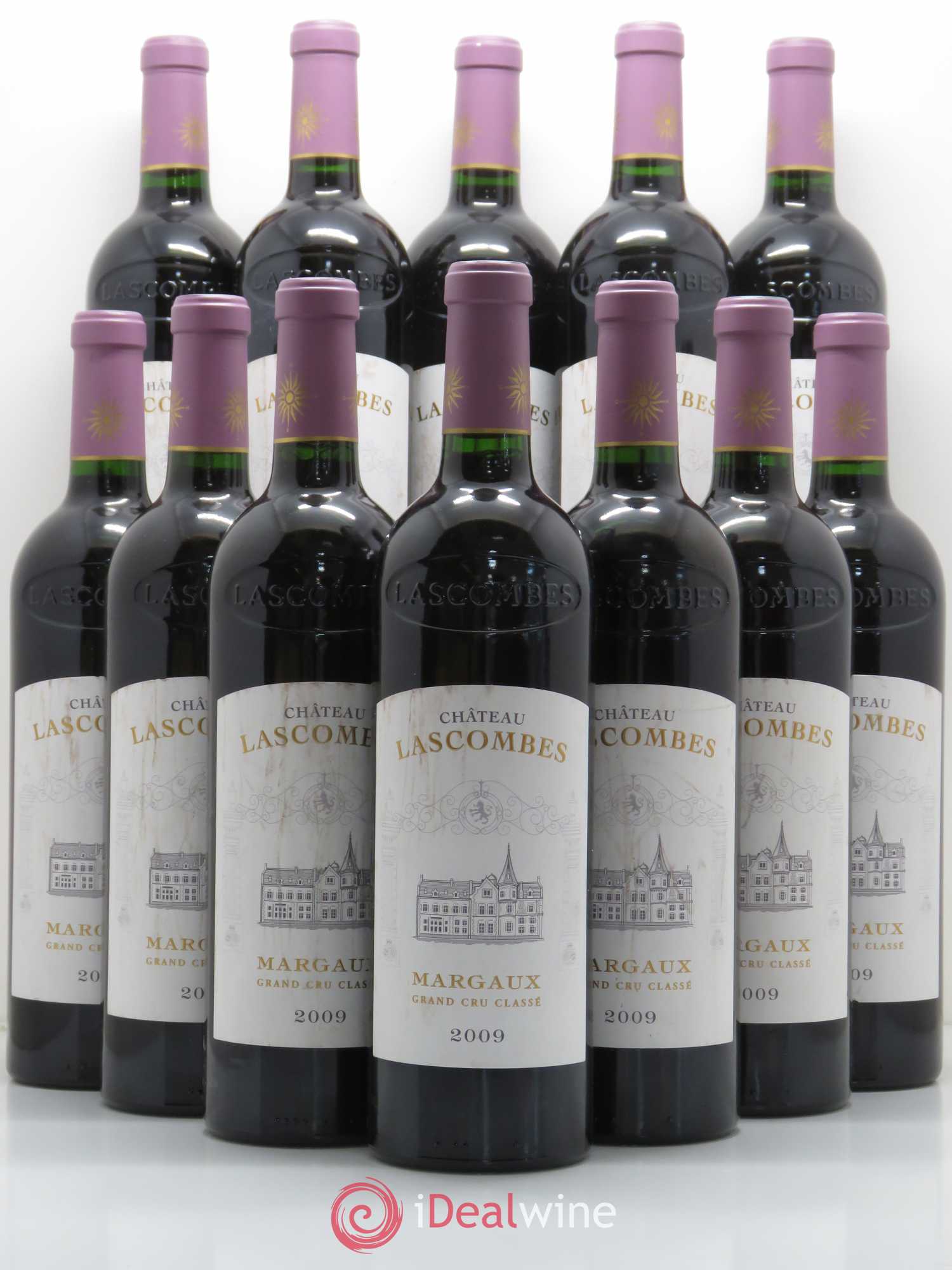 Château Lascombes 2ème Grand Cru Classé 2009 - Lot de 12 bouteilles - 0