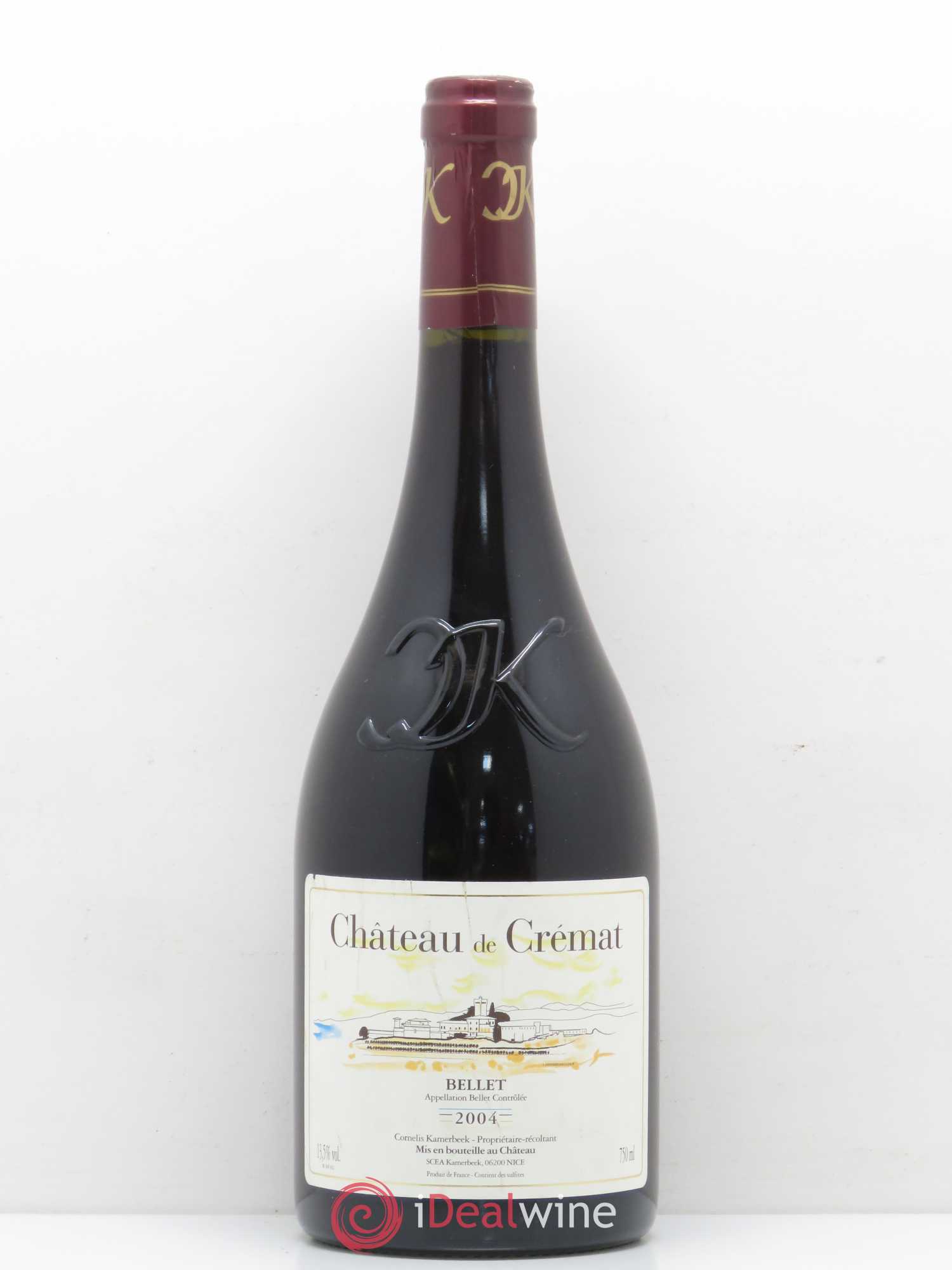 Bellet Château de Crémat 2004 - Posten von 1 Flasche - 0