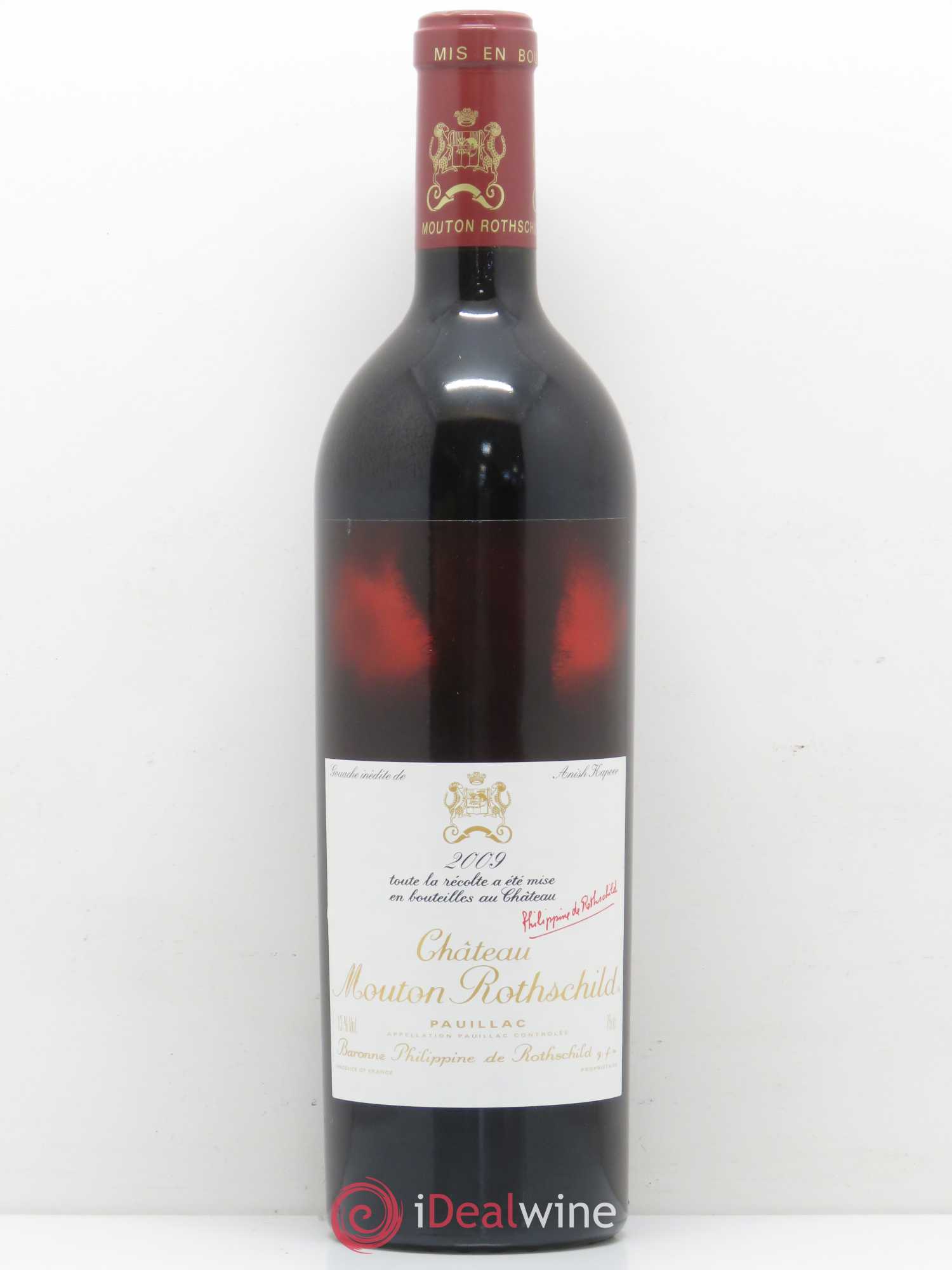 Château Mouton Rothschild 1er Grand Cru Classé 2009 - Lot de 1 bouteille - 0
