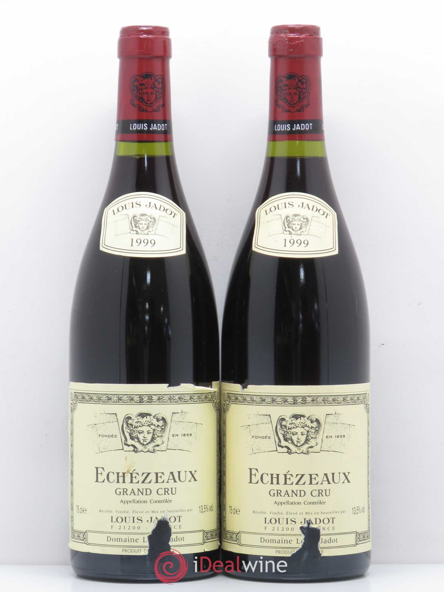 Echezeaux Grand Cru Maison Louis Jadot 1999 - Lot de 2 bouteilles - 0