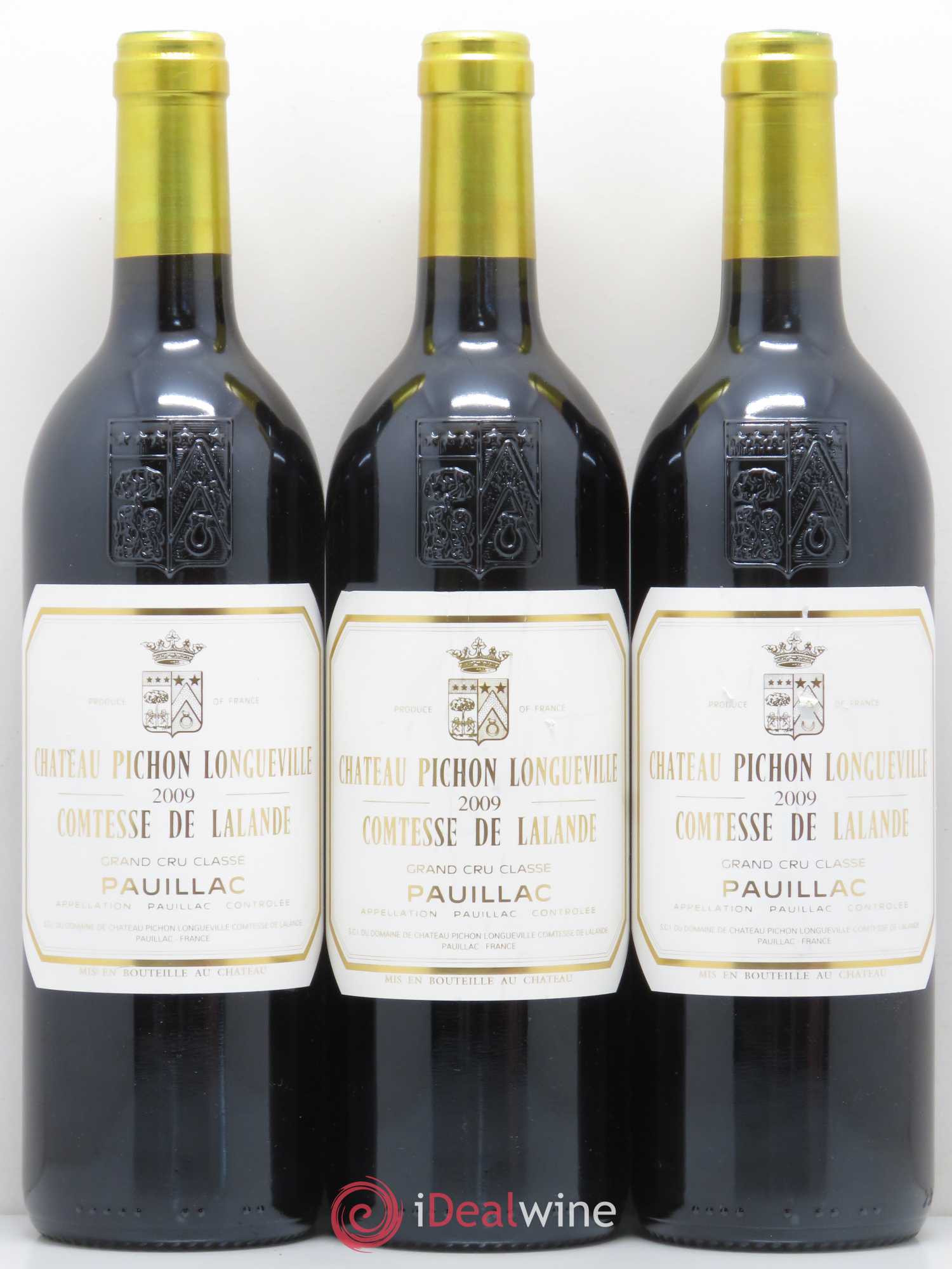 Château Pichon Longueville Comtesse de Lalande 2ème Grand Cru Classé 2009 - Lot de 3 bouteilles - 0