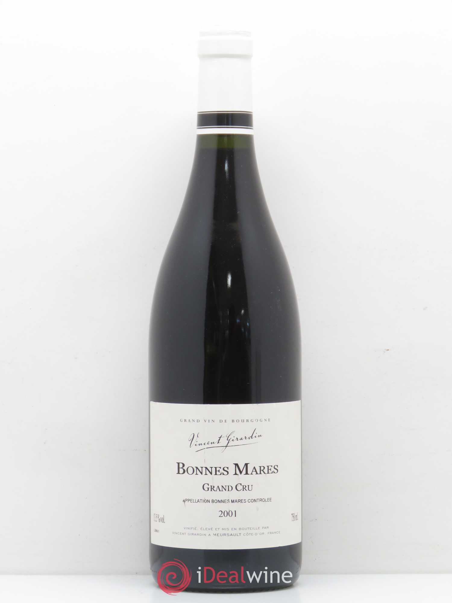 Bonnes-Mares Grand Cru Domaine Vincent Girardin 2001 - Posten von 1 Flasche - 0
