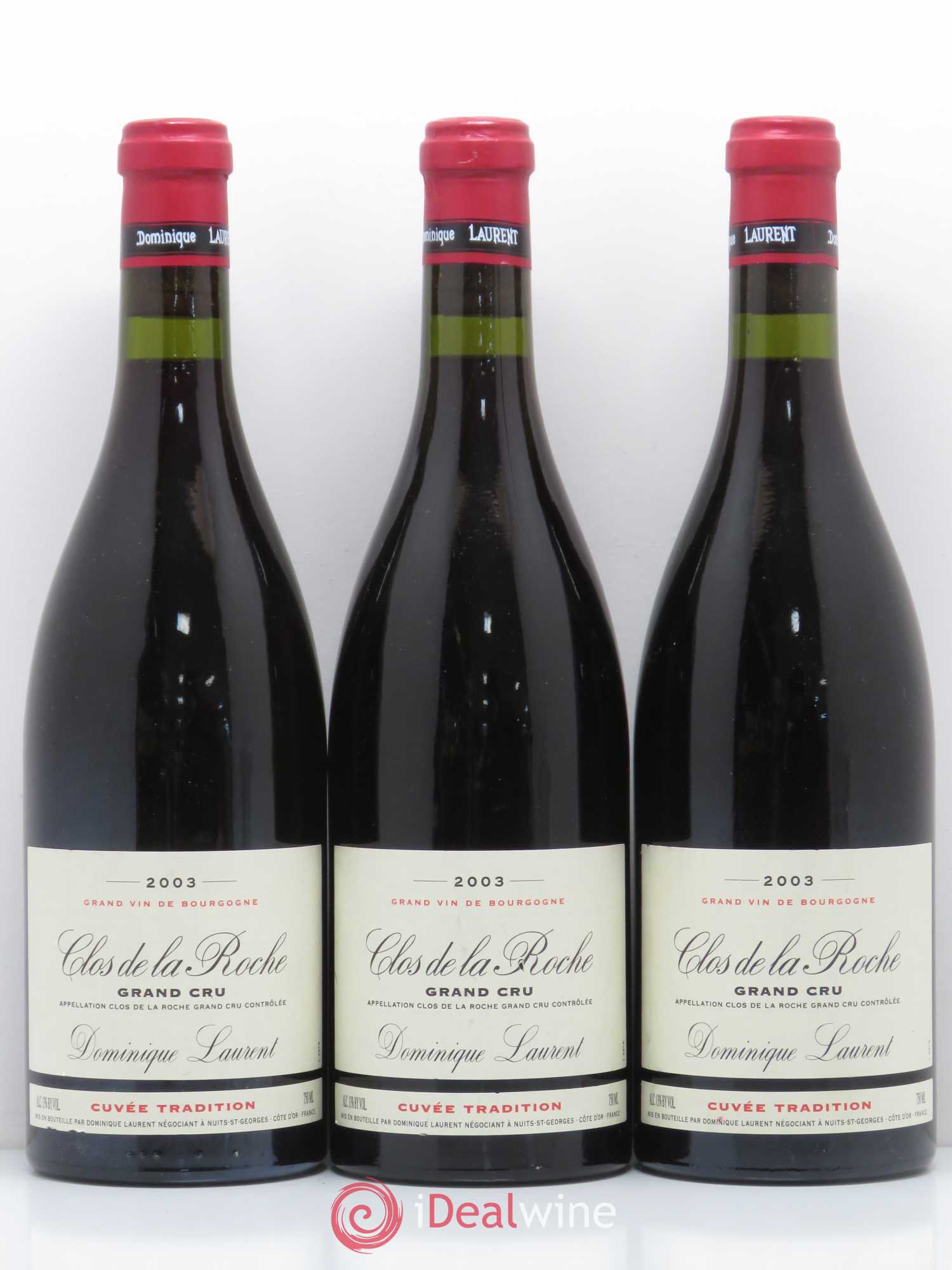 Clos de la Roche Grand Cru 2003 - Posten von 3 Flaschen - 0