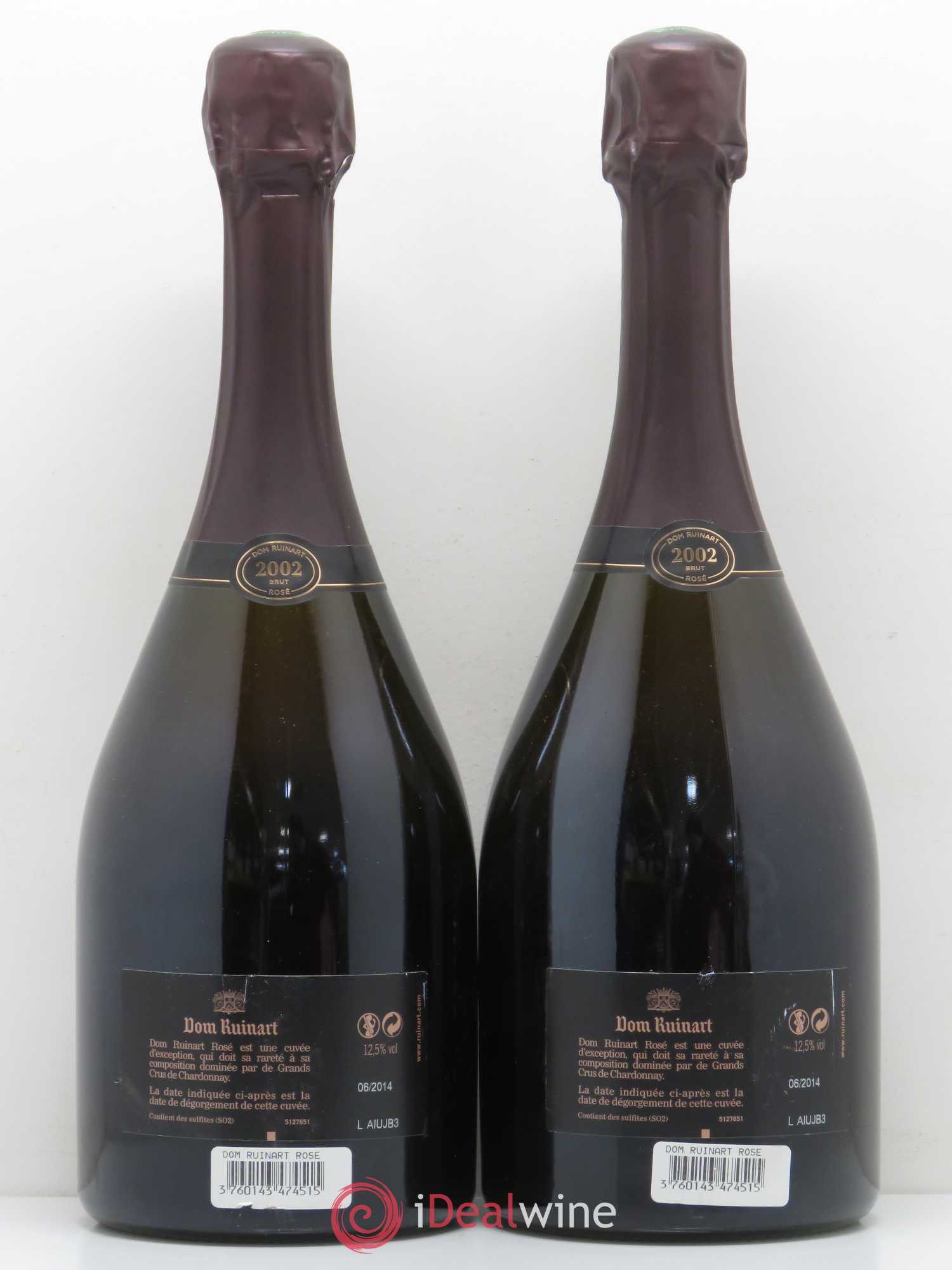 Dom Ruinart Brut Ruinart 2002 - Lot de 2 bouteilles - 1