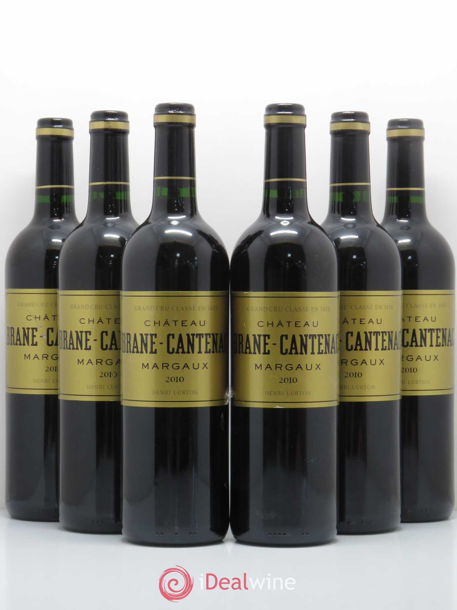 Château Brane Cantenac 2ème Grand Cru Classé 2010 - Lot de 6 bouteilles - 0