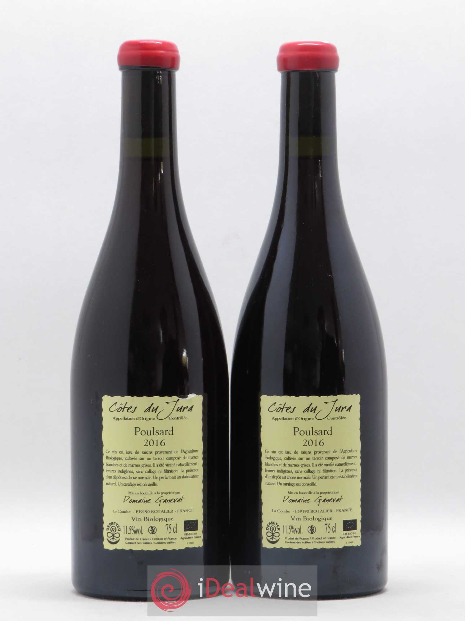 Côtes du Jura Cuvée de l'Enfant Terrible Jean-François Ganevat (Domaine) 2016 - Lot de 2 bouteilles - 1