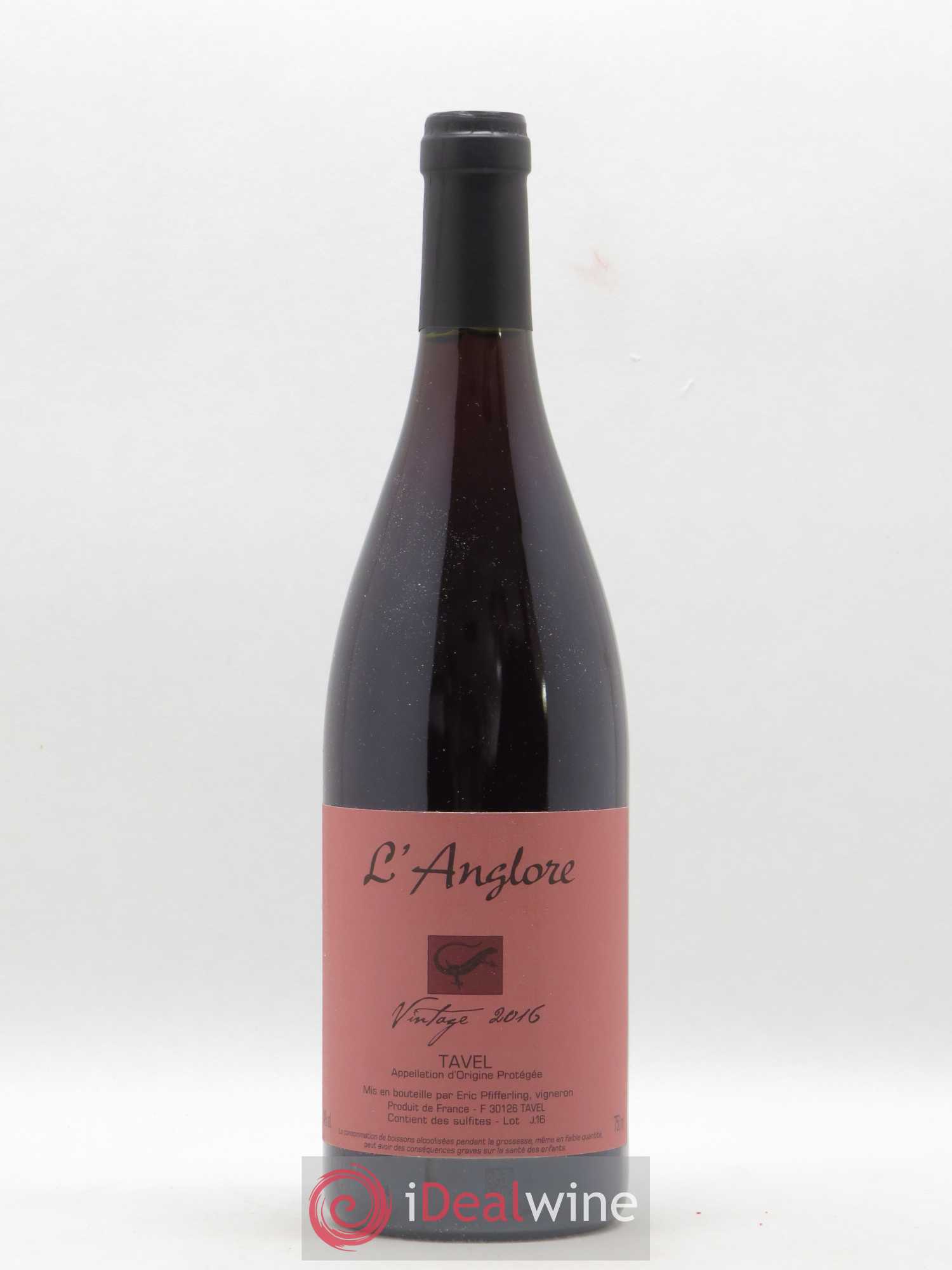 Tavel Vintage L'Anglore 2016 - Lot de 1 bouteille - 0
