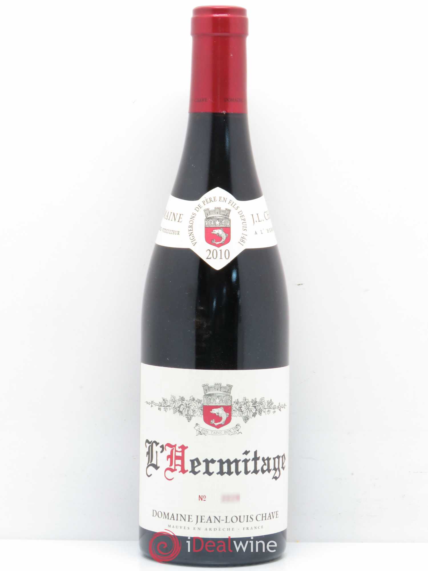Hermitage Jean-Louis Chave 2010 - Lot de 1 bouteille - 0