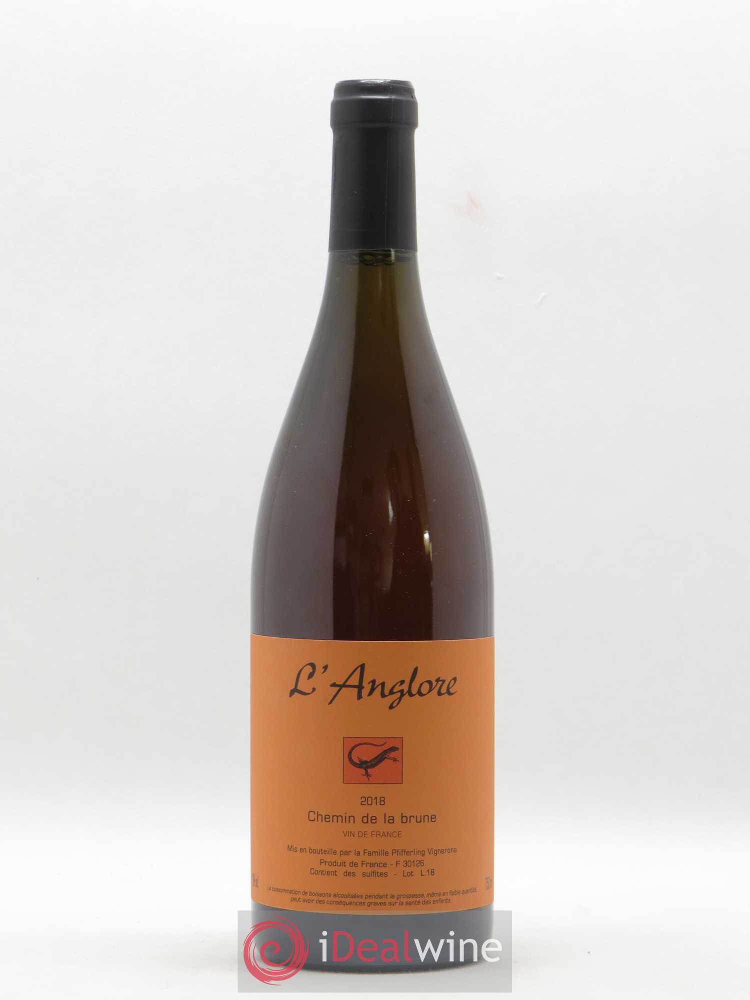 Vin de France Chemin de la brune L'Anglore (senza prezzo di riserva) 2018 - Lotto di 1 bottiglia - 0