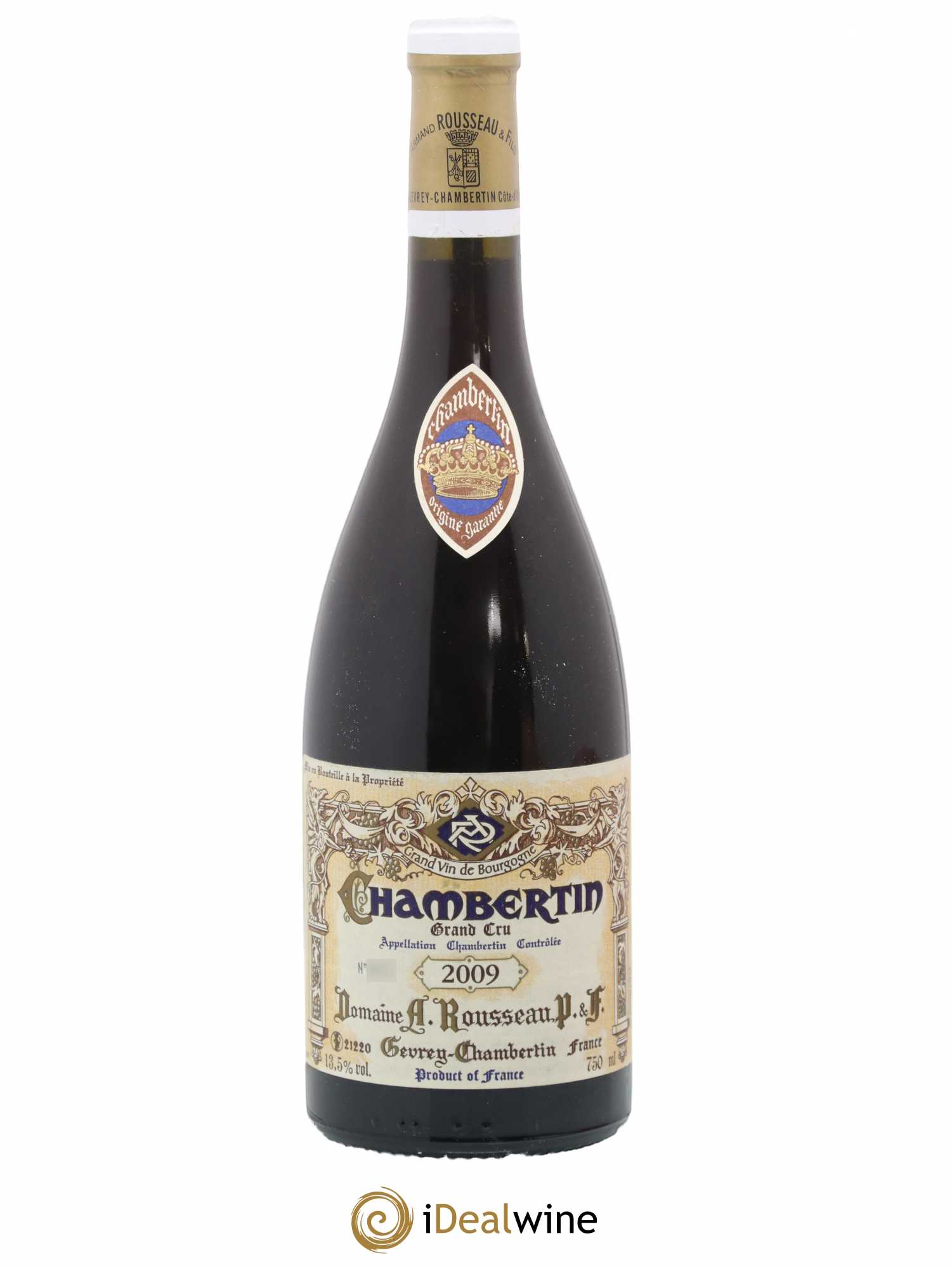 Chambertin Grand Cru Armand Rousseau (Domaine) 2009 - Lot de 1 bouteille - 0