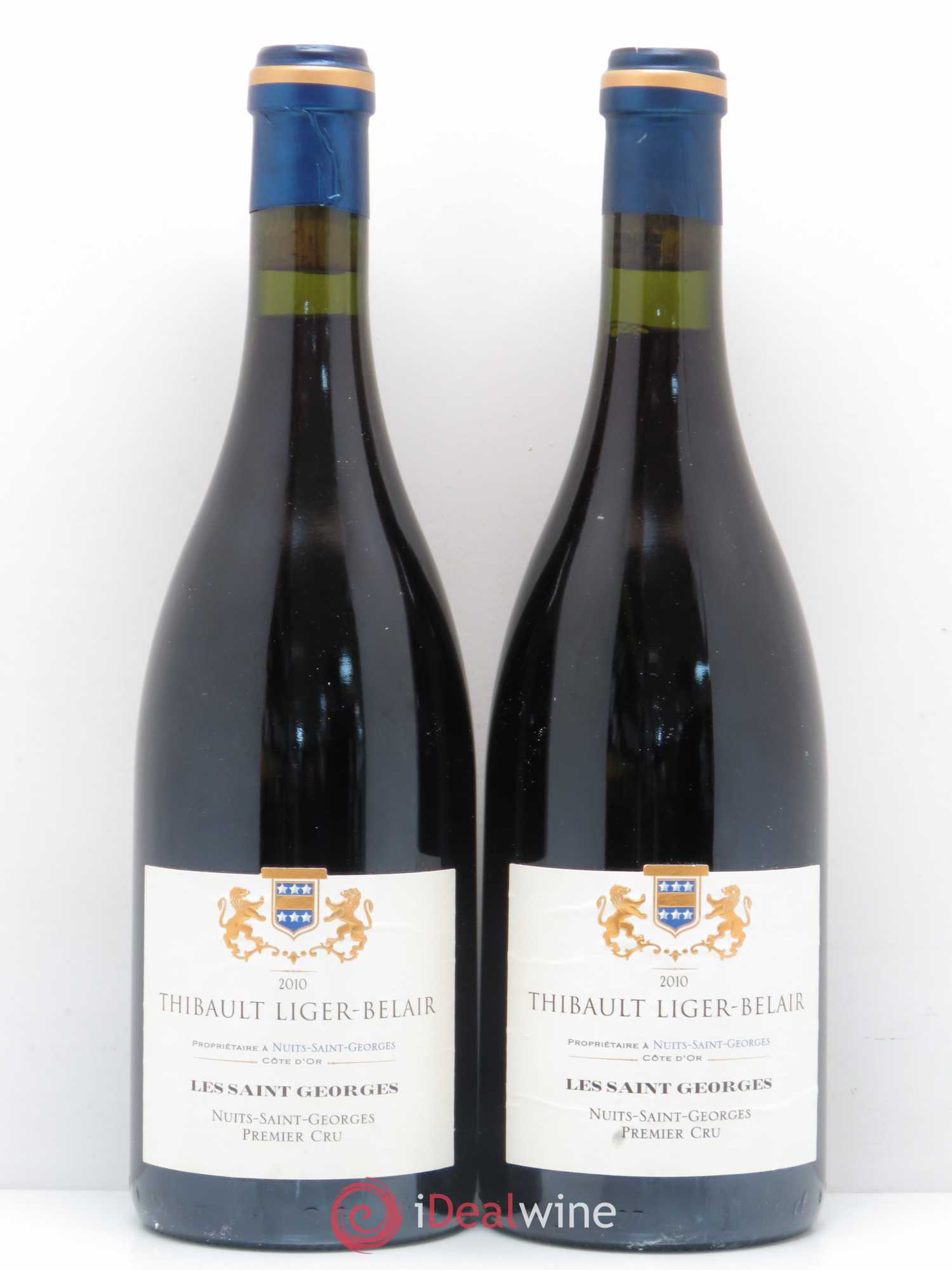 Nuits-Saint-Georges 1er Cru Les Saint-Georges Thibault Liger-Belair 2010 - Lot de 2 bouteilles - 0