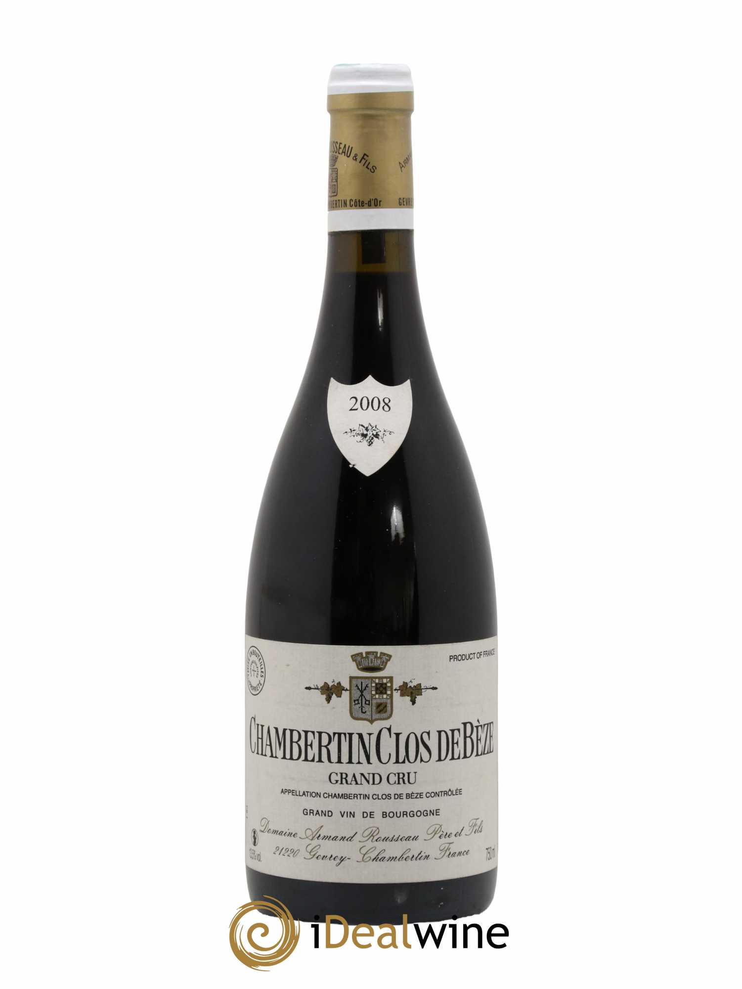 Chambertin Clos de Bèze Grand Cru Armand Rousseau (Domaine) 2008 - Lot de 1 bouteille - 0