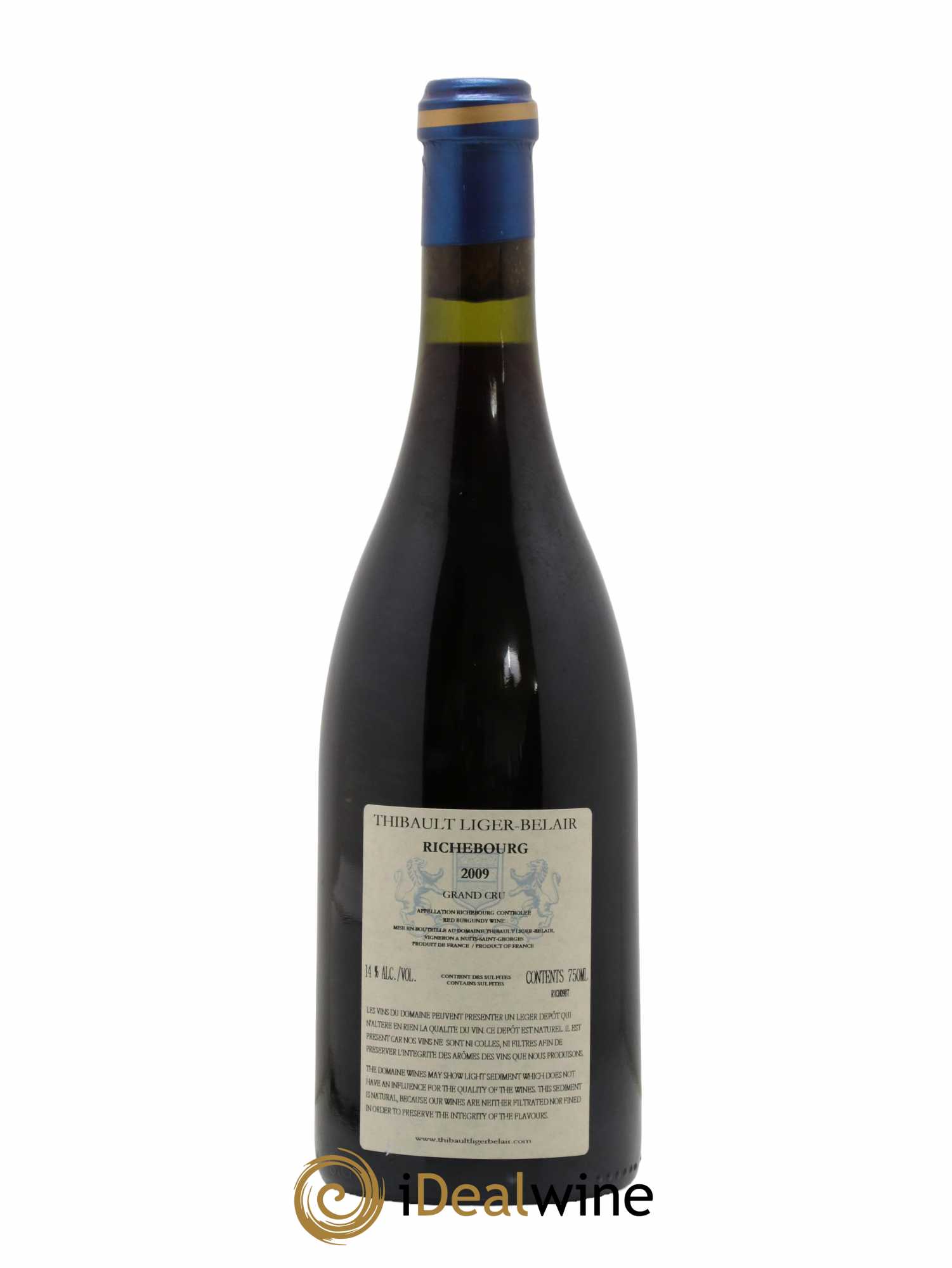 Richebourg Grand Cru Thibault Liger-Belair 2009 - Lot de 1 bouteille - 1