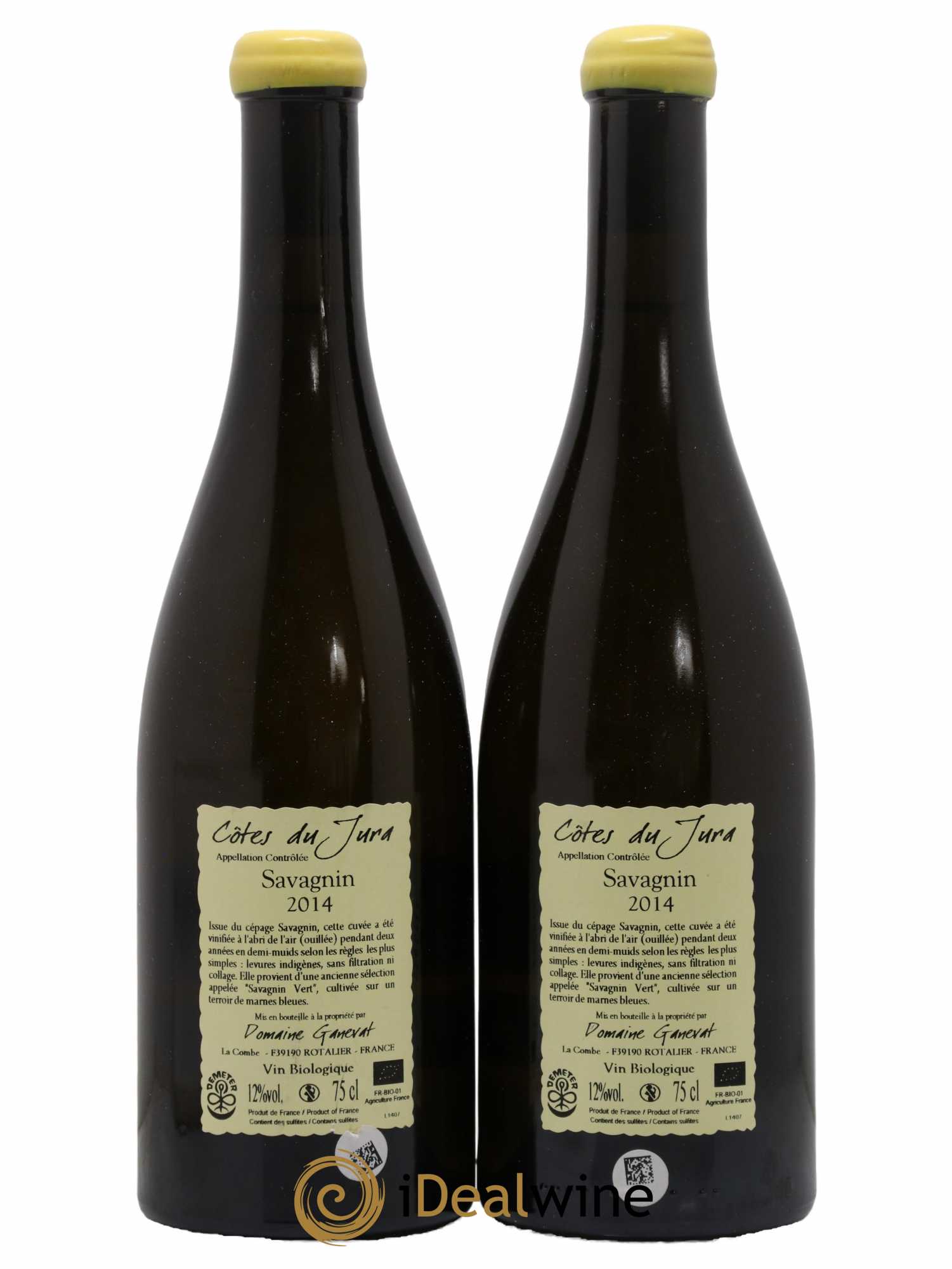 Côtes du Jura Les Chalasses Marnes Bleues Jean-François Ganevat (Domaine) 2014 - Lot de 2 bouteilles - 1