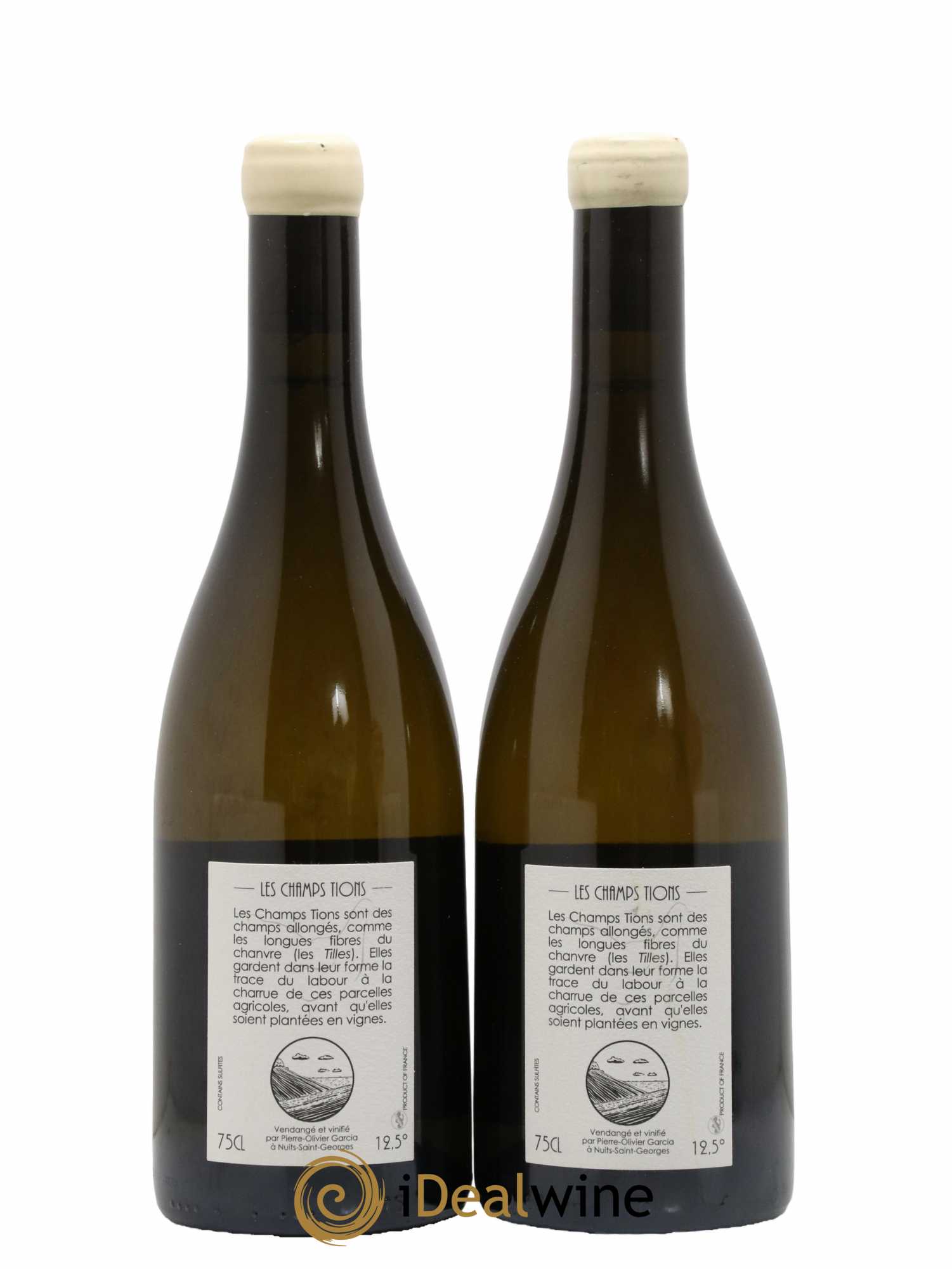 Bourgogne Aligote Les Champs Tions Pierre Olivier Garcia 2020 - Lot de 2 bouteilles - 1