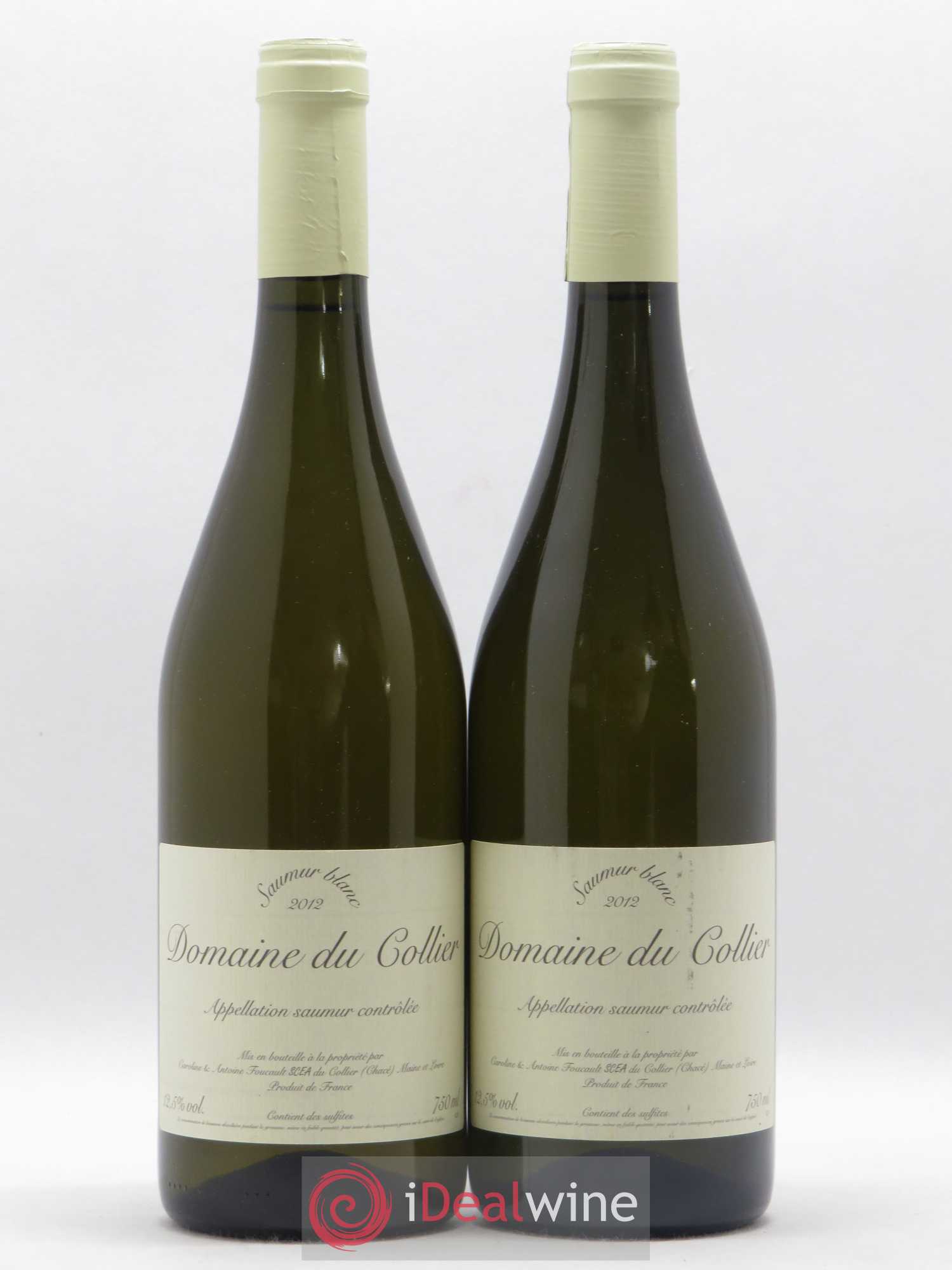 Saumur Domaine du Collier 2012 - Lot de 2 bouteilles - 0