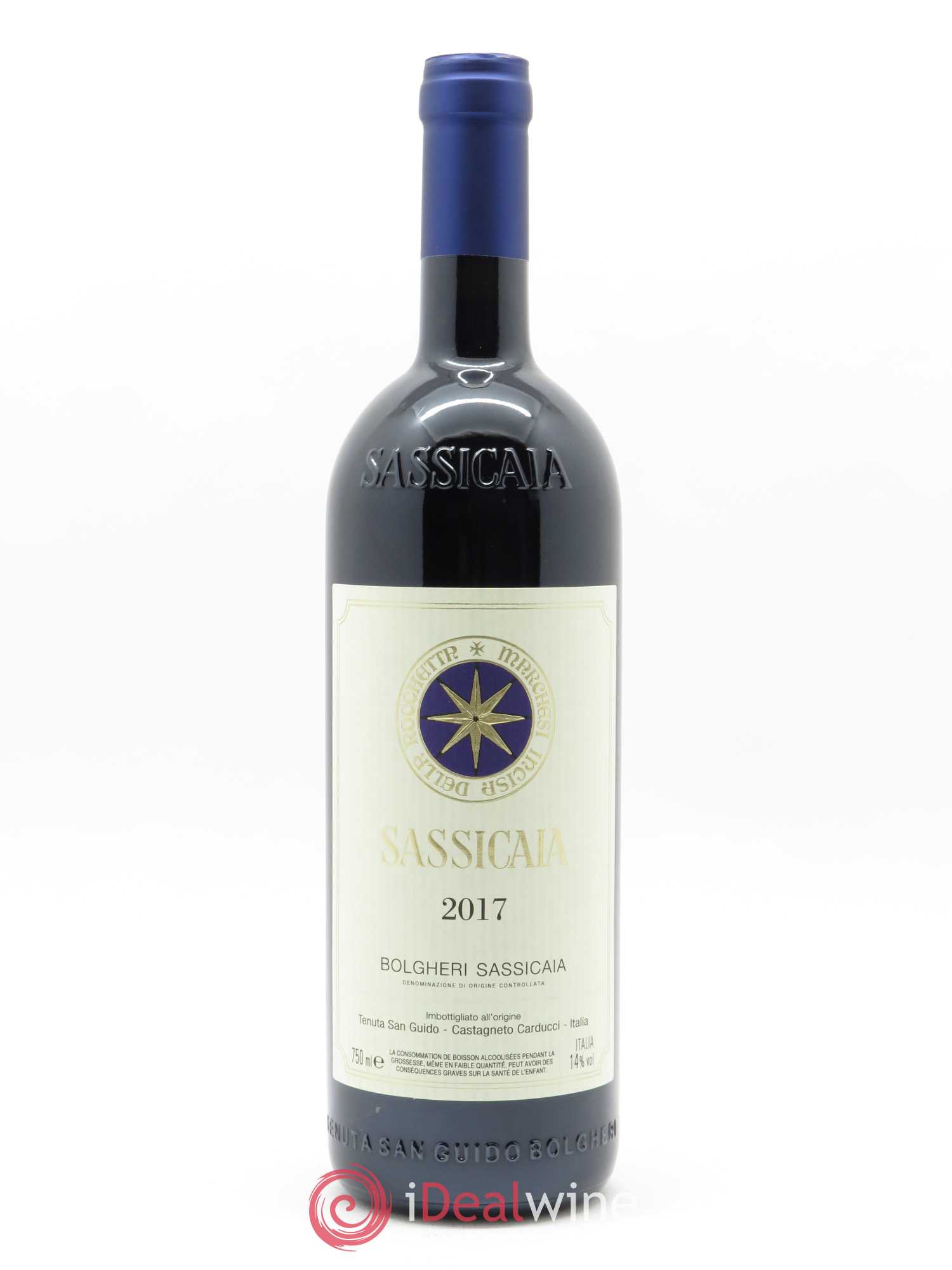 Bolgheri DOC Sassicaia Tenuta San Guido 2017 - Lot de 1 bouteille - 0