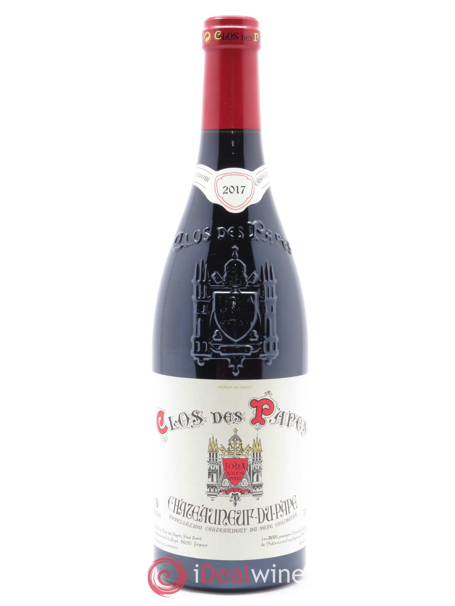 Châteauneuf-du-Pape Clos des Papes - Paul Avril 2017 - Lot de 1 bouteille - 0