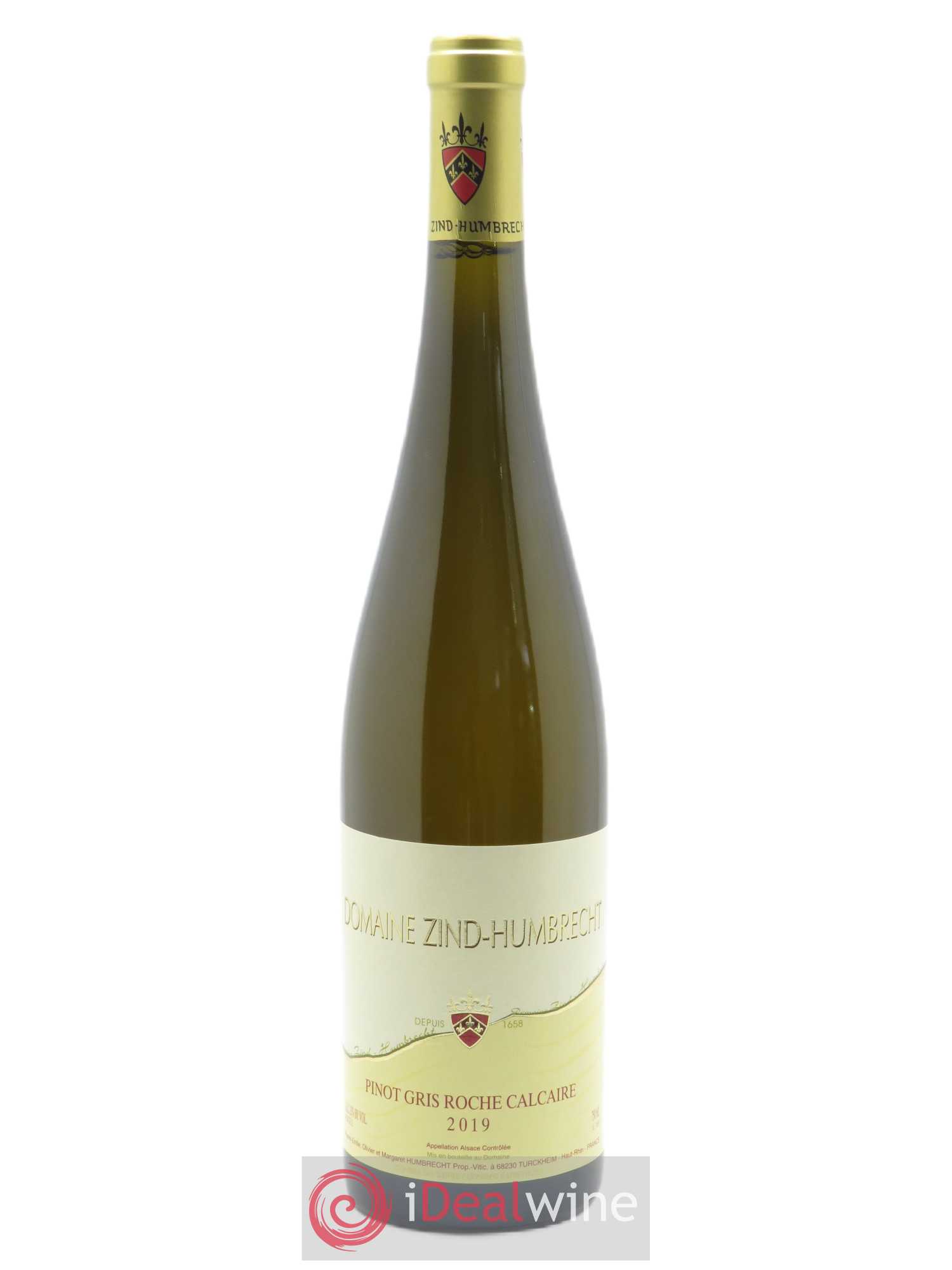 Alsace Pinot Gris Roche Calcaire Zind-Humbrecht (Domaine) 2019 - Lot de 1 bouteille - 0