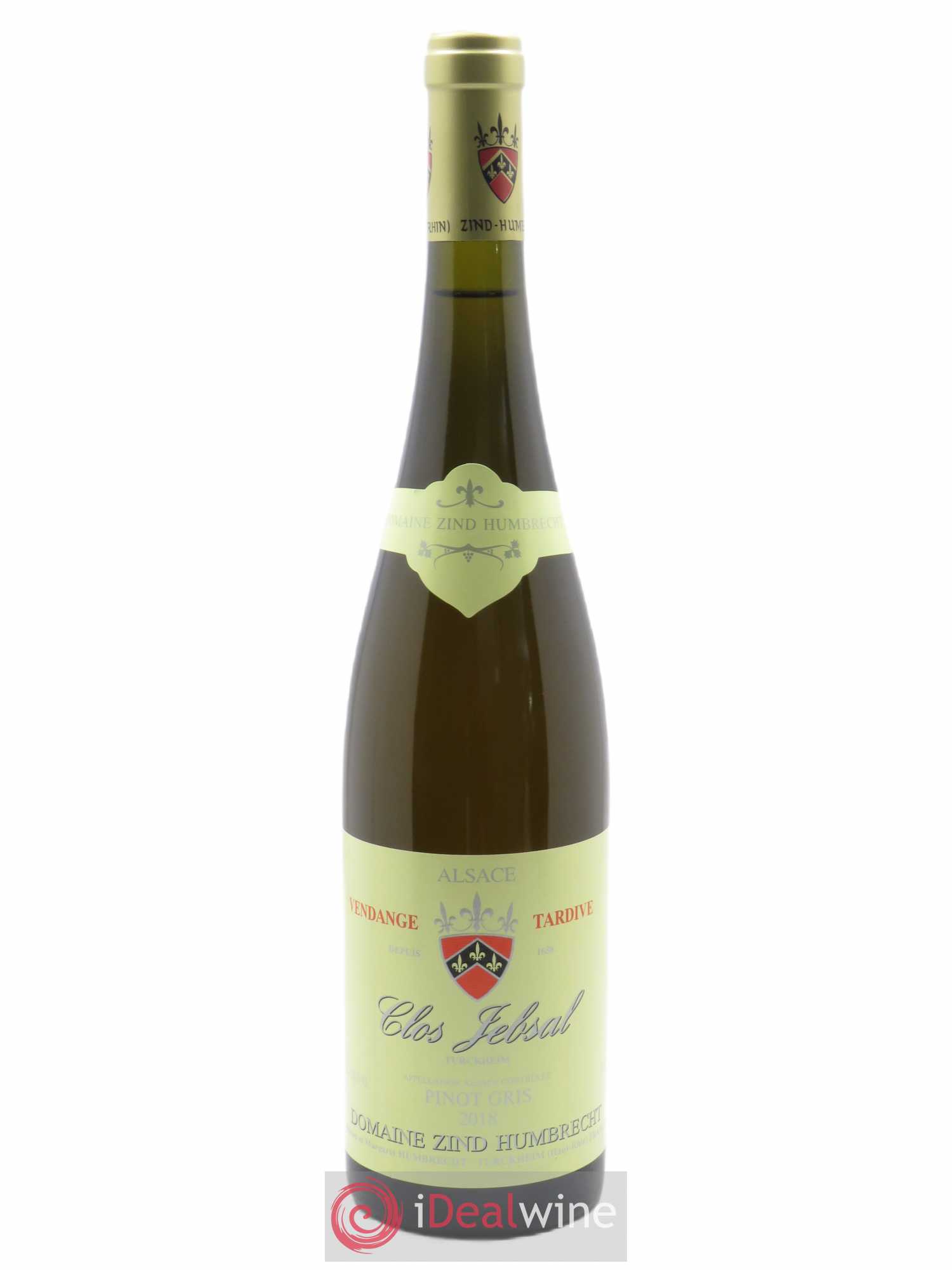 Alsace Pinot Gris Clos Jebsal Vendanges Tardives Zind-Humbrecht (Domaine) 2018 - Lotto di 1 bottiglia - 0