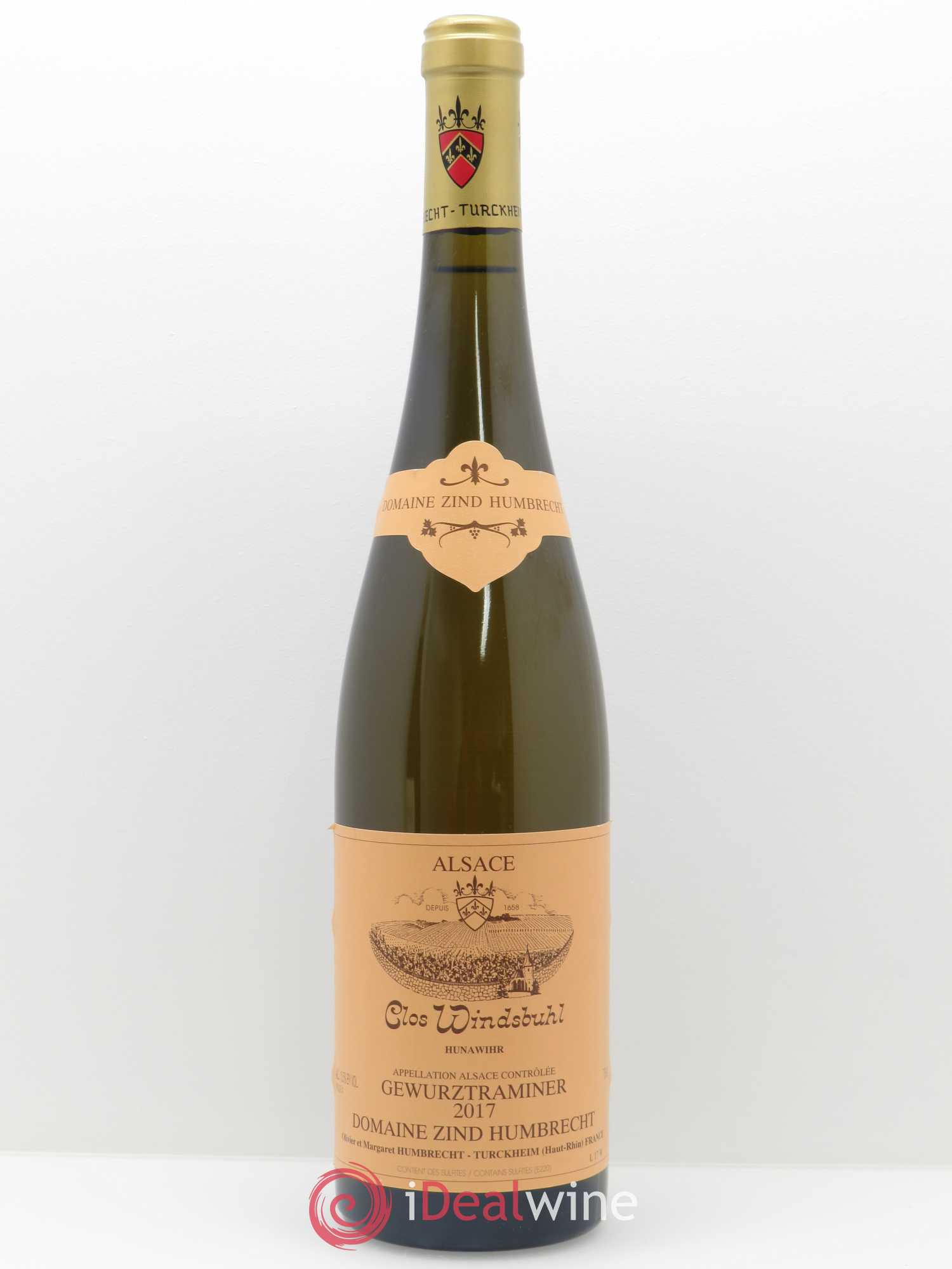 Alsace Gewurztraminer Clos Windsbuhl Zind-Humbrecht (Domaine) 2017 - Lot de 1 bouteille - 0