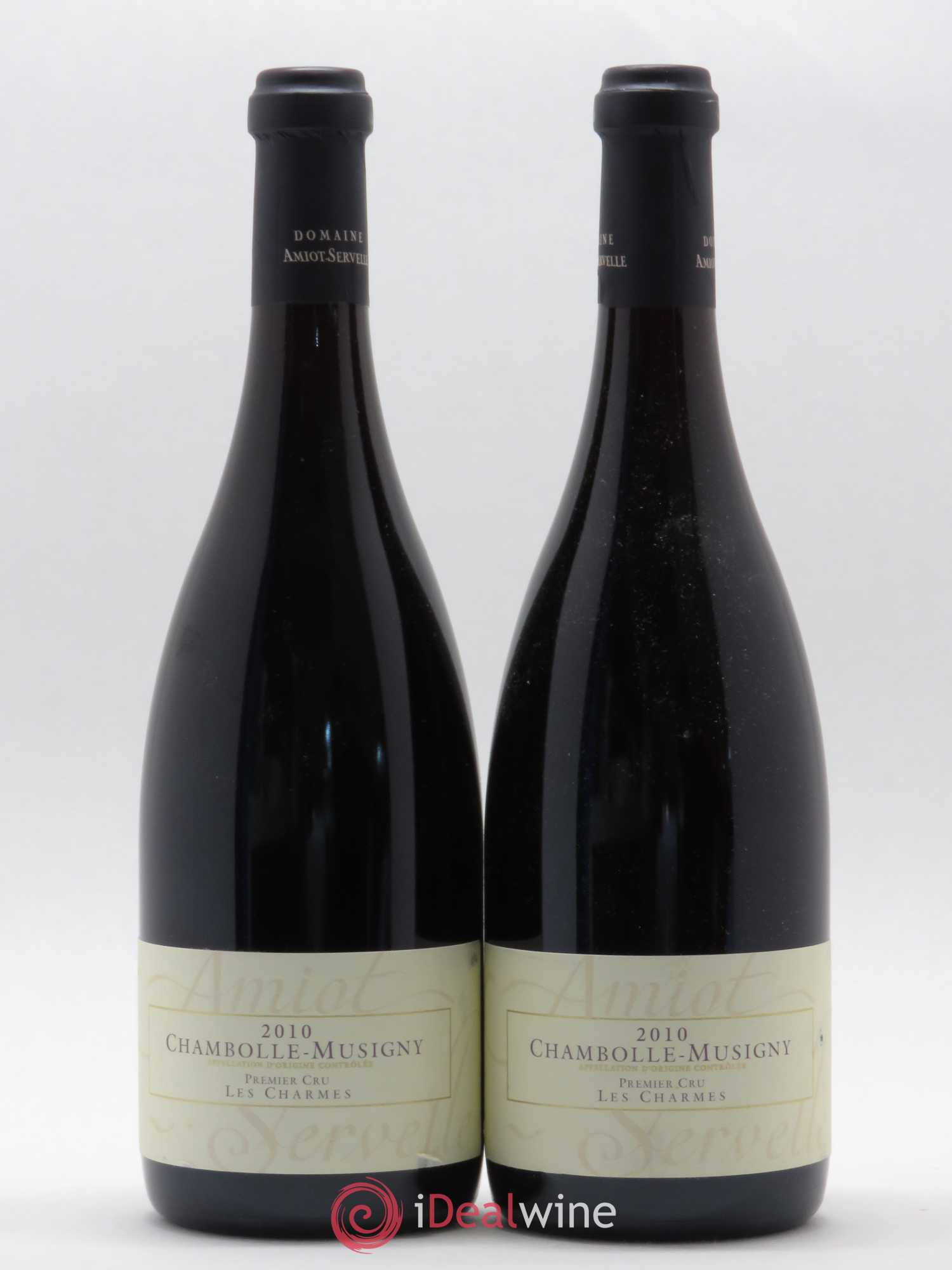 Chambolle-Musigny 1er Cru Les Charmes Amiot-Servelle (sans prix de réserve) 2010 - Lot de 2 bouteilles - 0