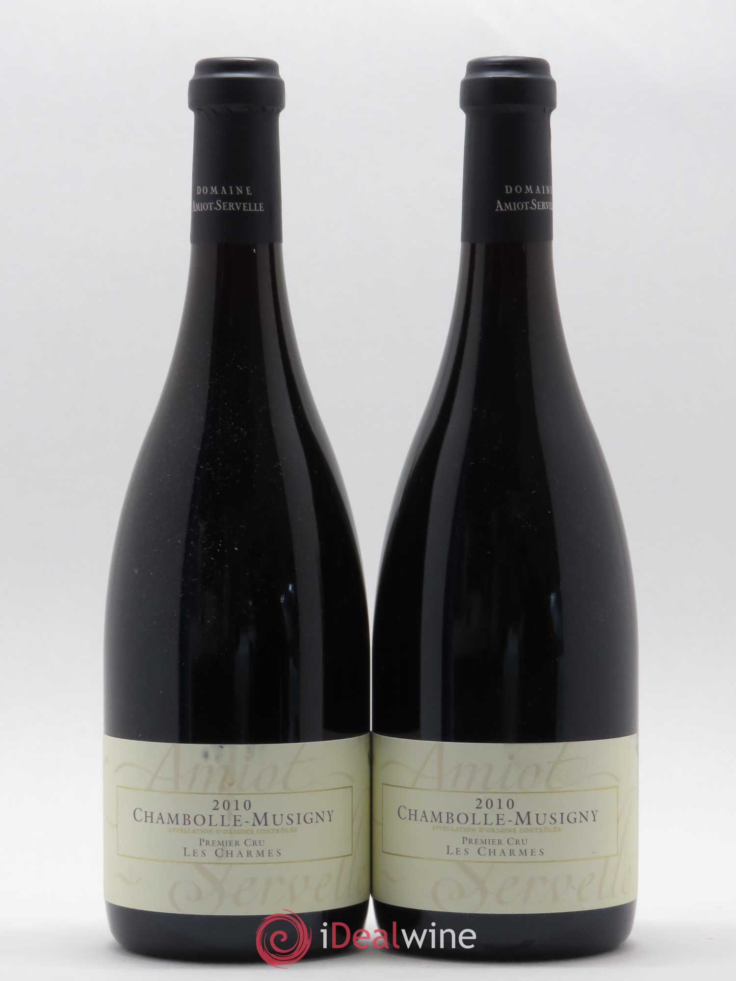 Chambolle-Musigny 1er Cru Les Charmes Amiot-Servelle (sans prix de réserve) 2010 - Lot de 2 bouteilles - 0