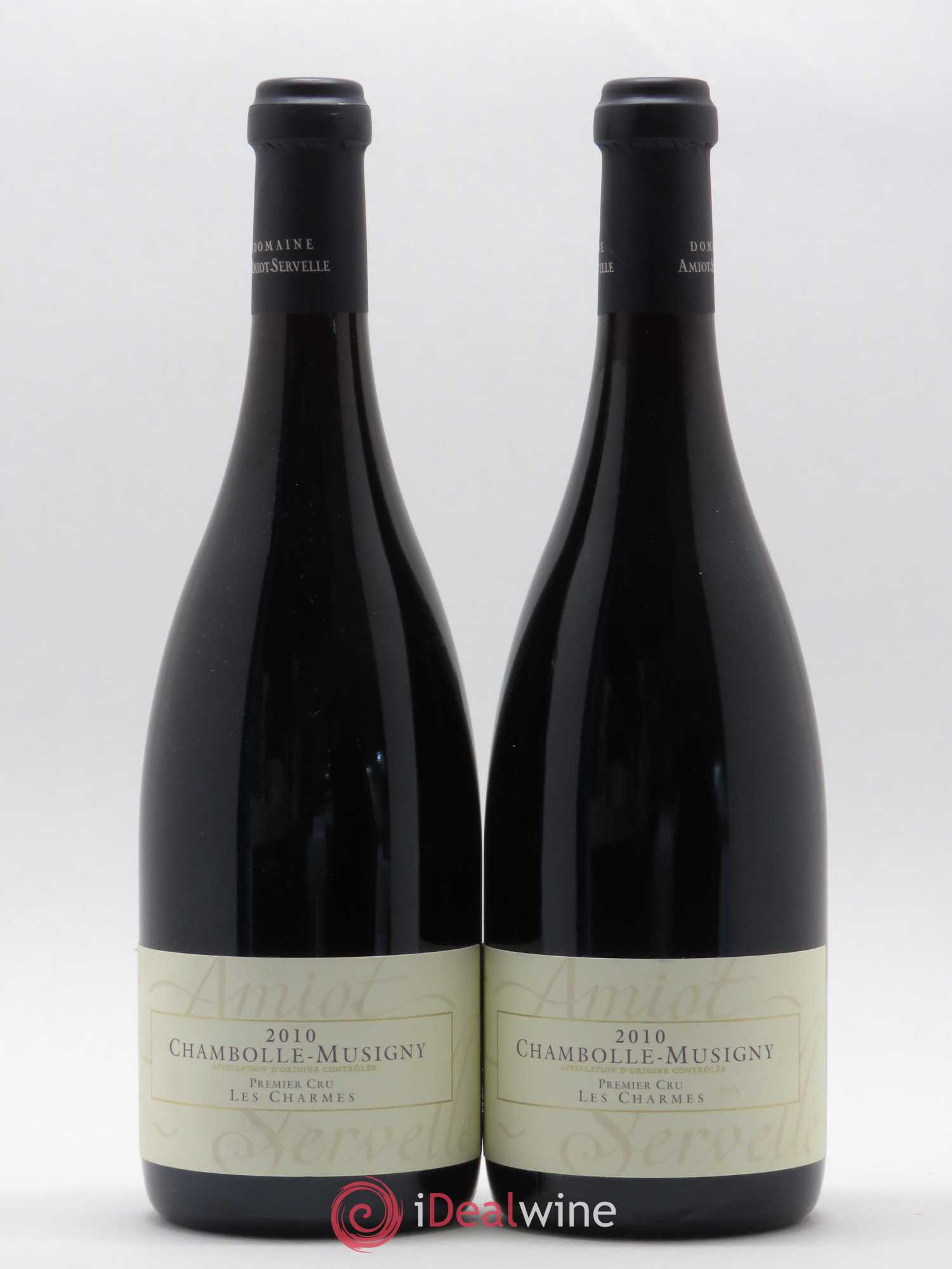Chambolle-Musigny 1er Cru Les Charmes Amiot-Servelle (sans prix de réserve) 2010 - Lot de 2 bouteilles - 0