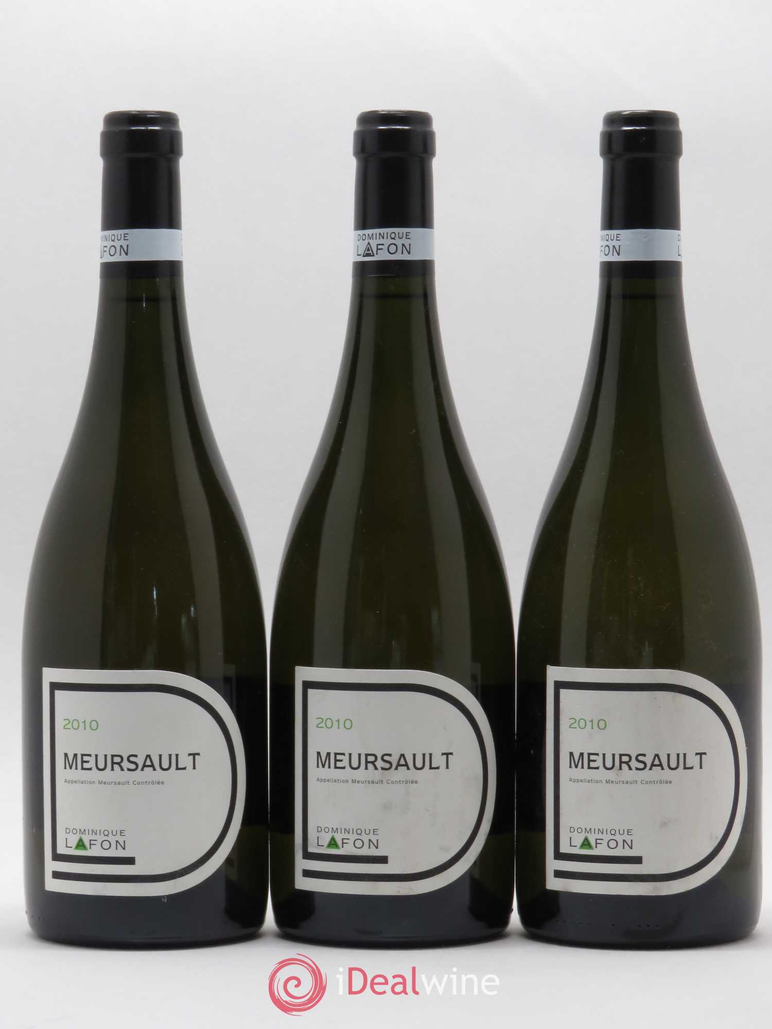 Meursault Dominique Lafon (sans prix de réserve) 2010 - Lot de 3 bouteilles - 0