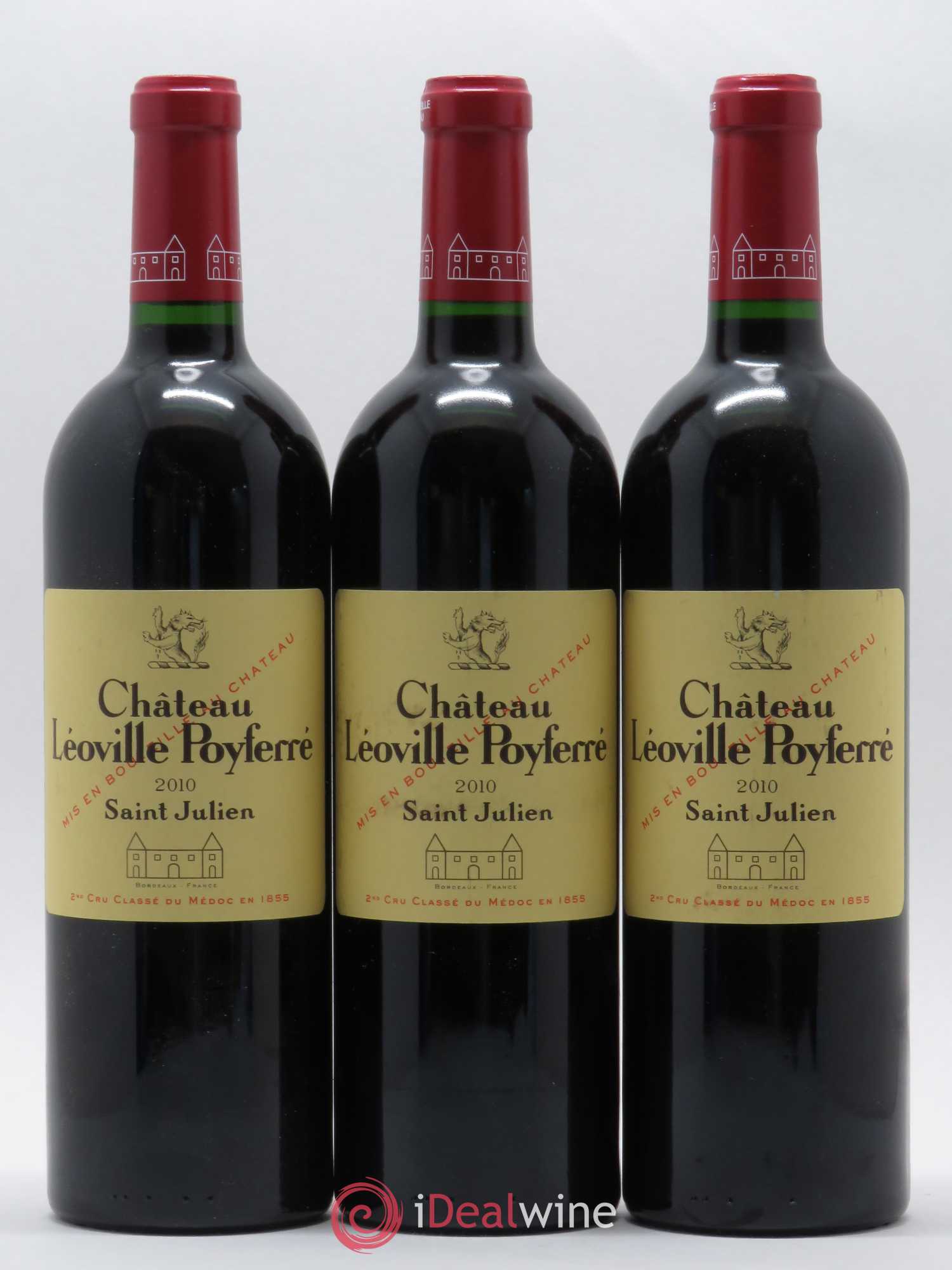 Château Léoville Poyferré 2ème Grand Cru Classé 2010 - Lot de 6 bouteilles - 1