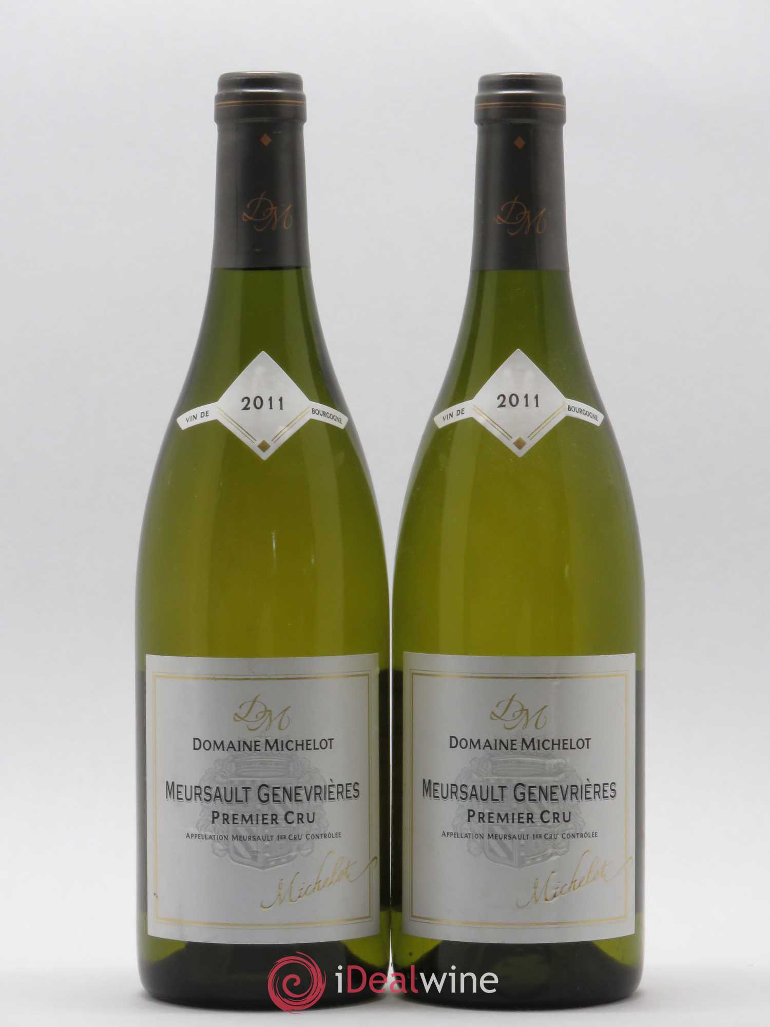 Meursault 1er Cru Genevriere Domaine Michelot 2011 - Posten von 2 Flaschen - 0