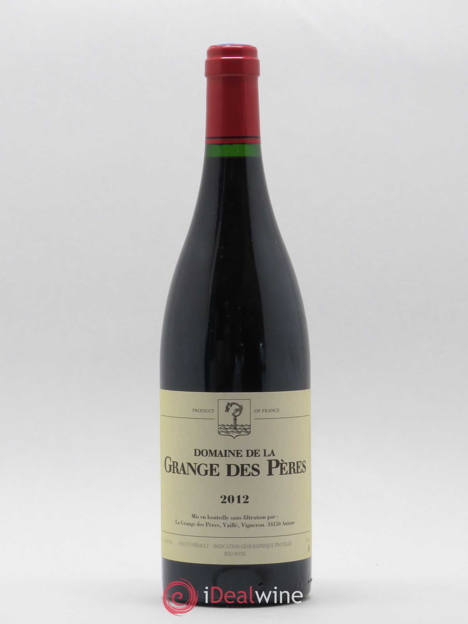 Pays d'Hérault Grange des Pères Laurent Vaillé 2012 - Lot de 1 bouteille - 0