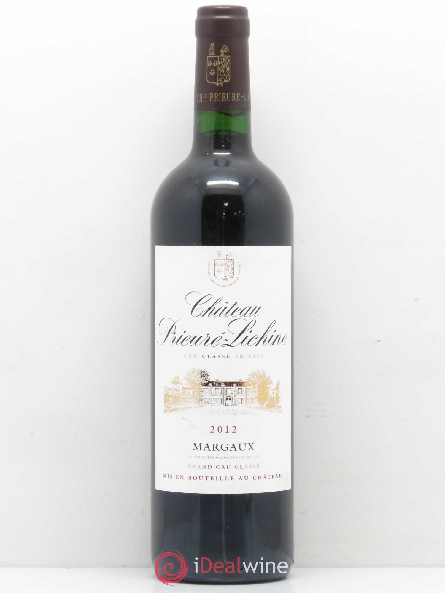 Château Prieuré Lichine 4ème Grand Cru Classé 2012 - Lot de 1 bouteille - 0