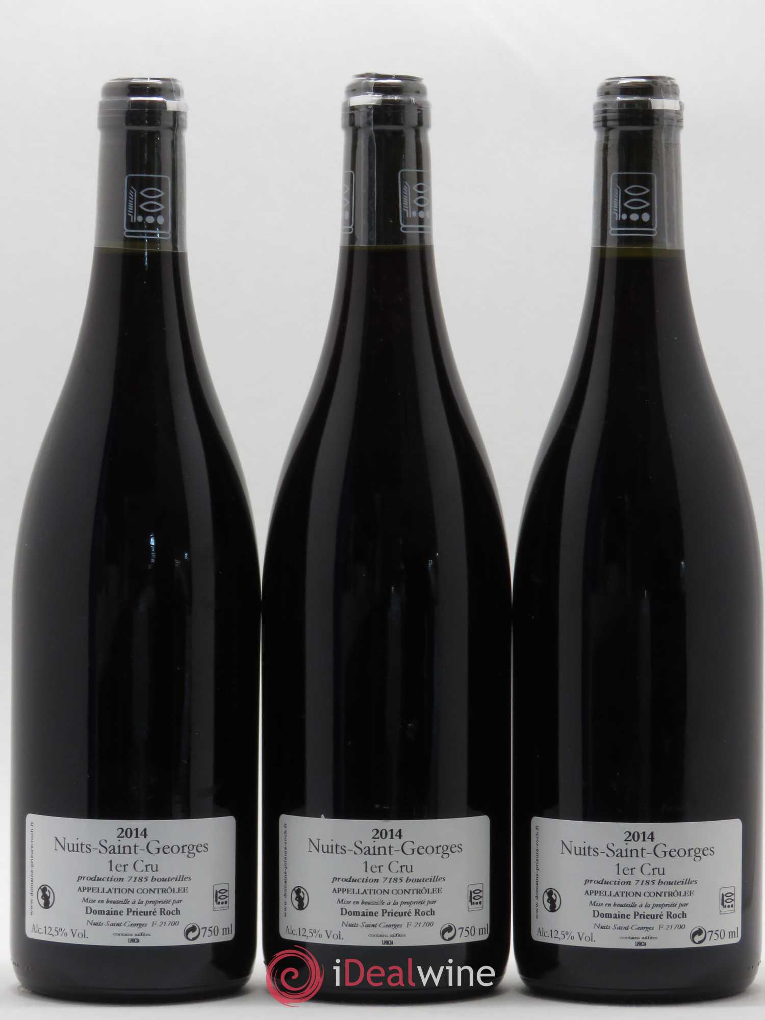 Nuits-Saint-Georges 1er Cru Prieuré Roch 2014 - Lot de 3 bouteilles - 1