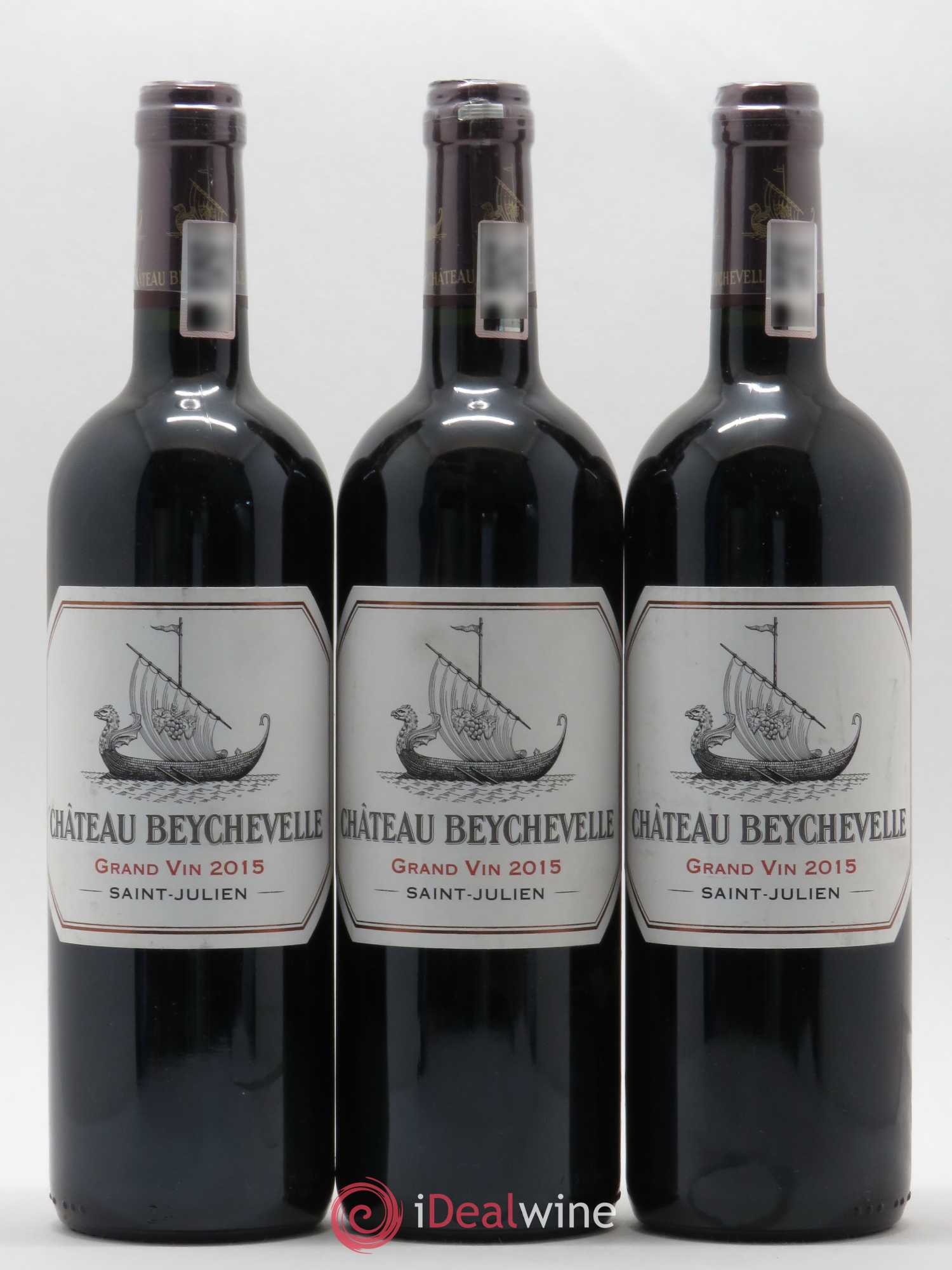 Château Beychevelle 4ème Grand Cru Classé (sans prix de réserve) 2015 - Lot de 3 bouteilles - 0