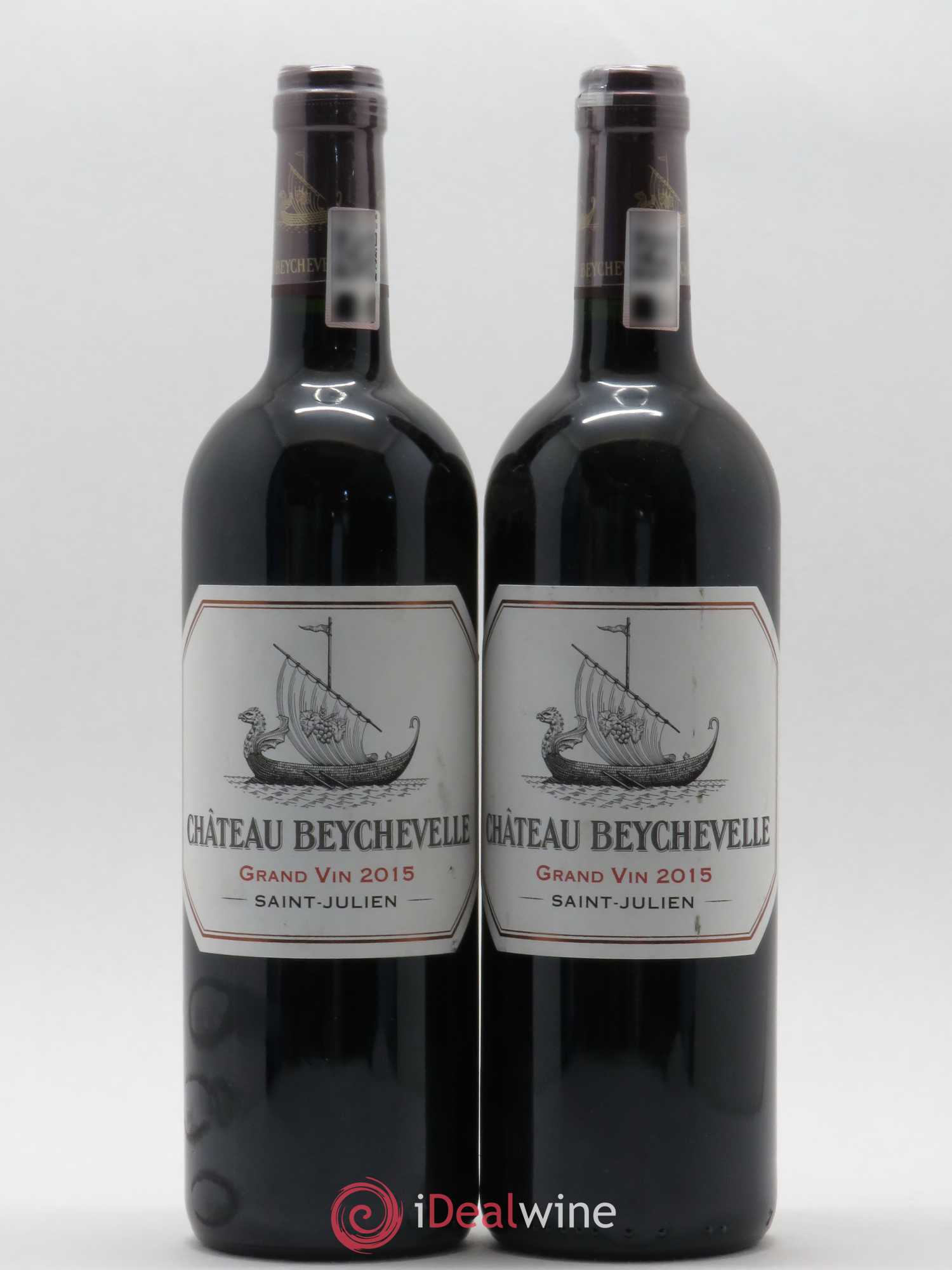 Château Beychevelle 4ème Grand Cru Classé (sans prix de réserve) 2015 - Lot de 2 bouteilles - 0