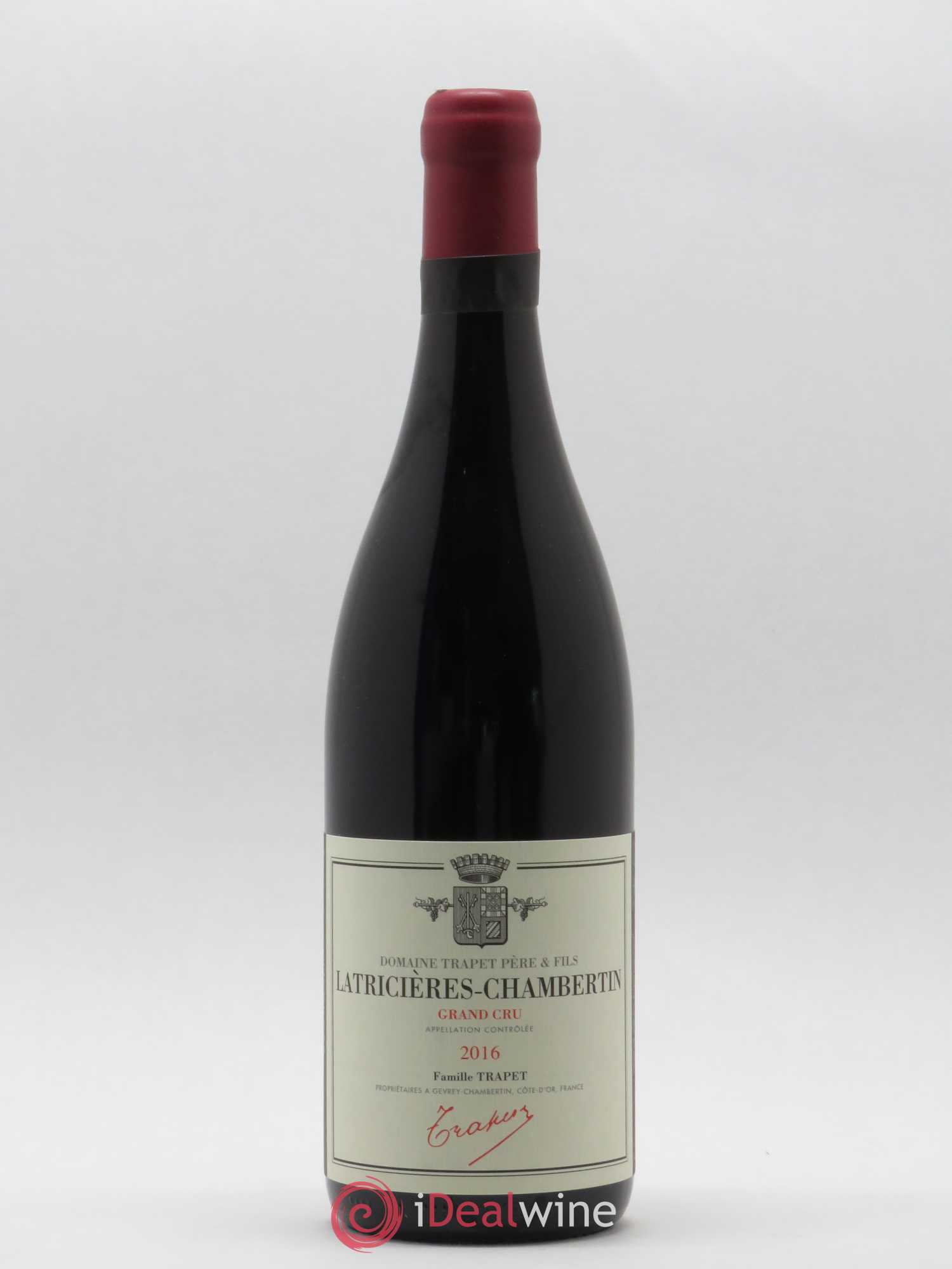 Latricières-Chambertin Grand Cru Domaine Trapet 2016 - Lot de 1 bouteille - 0