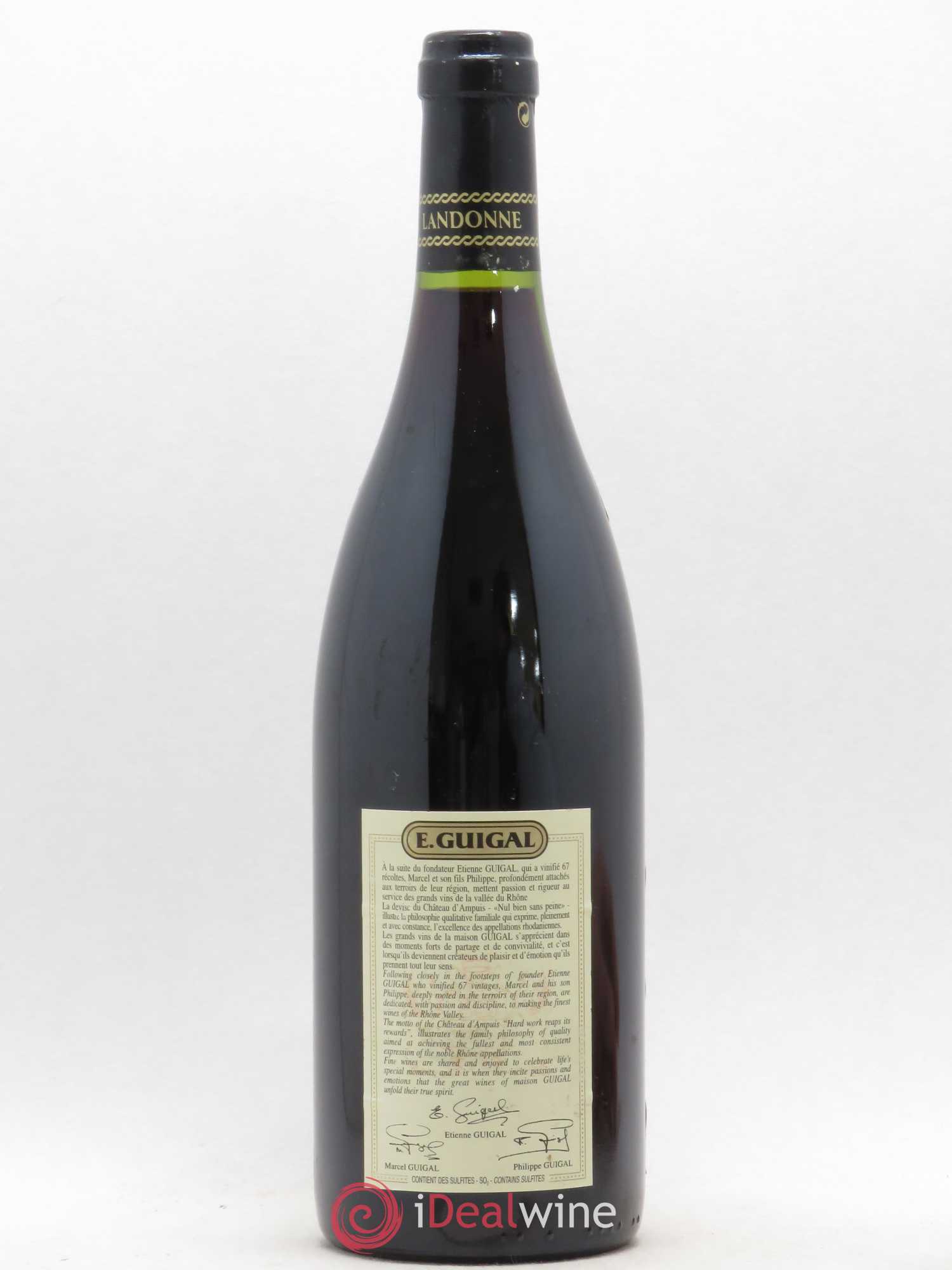 Côte-Rôtie La Landonne Guigal (sans prix de réserve) 2001 - Lot de 1 bouteille - 1