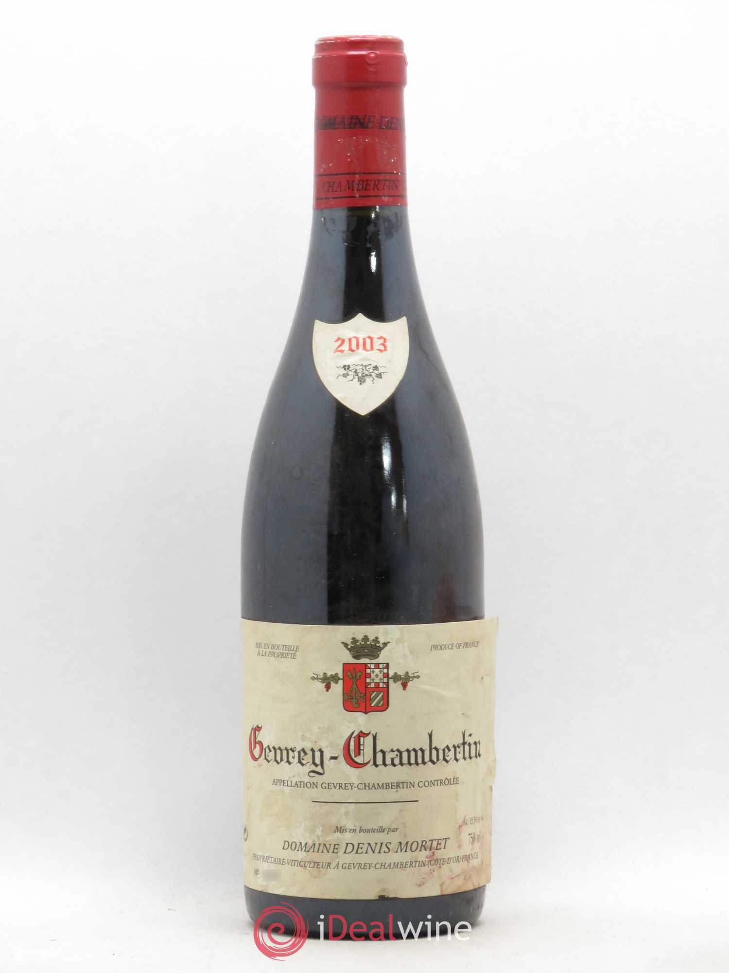 Gevrey-Chambertin Denis Mortet (Domaine) (sans prix de réserve) 2003 - Lot de 1 bouteille - 0