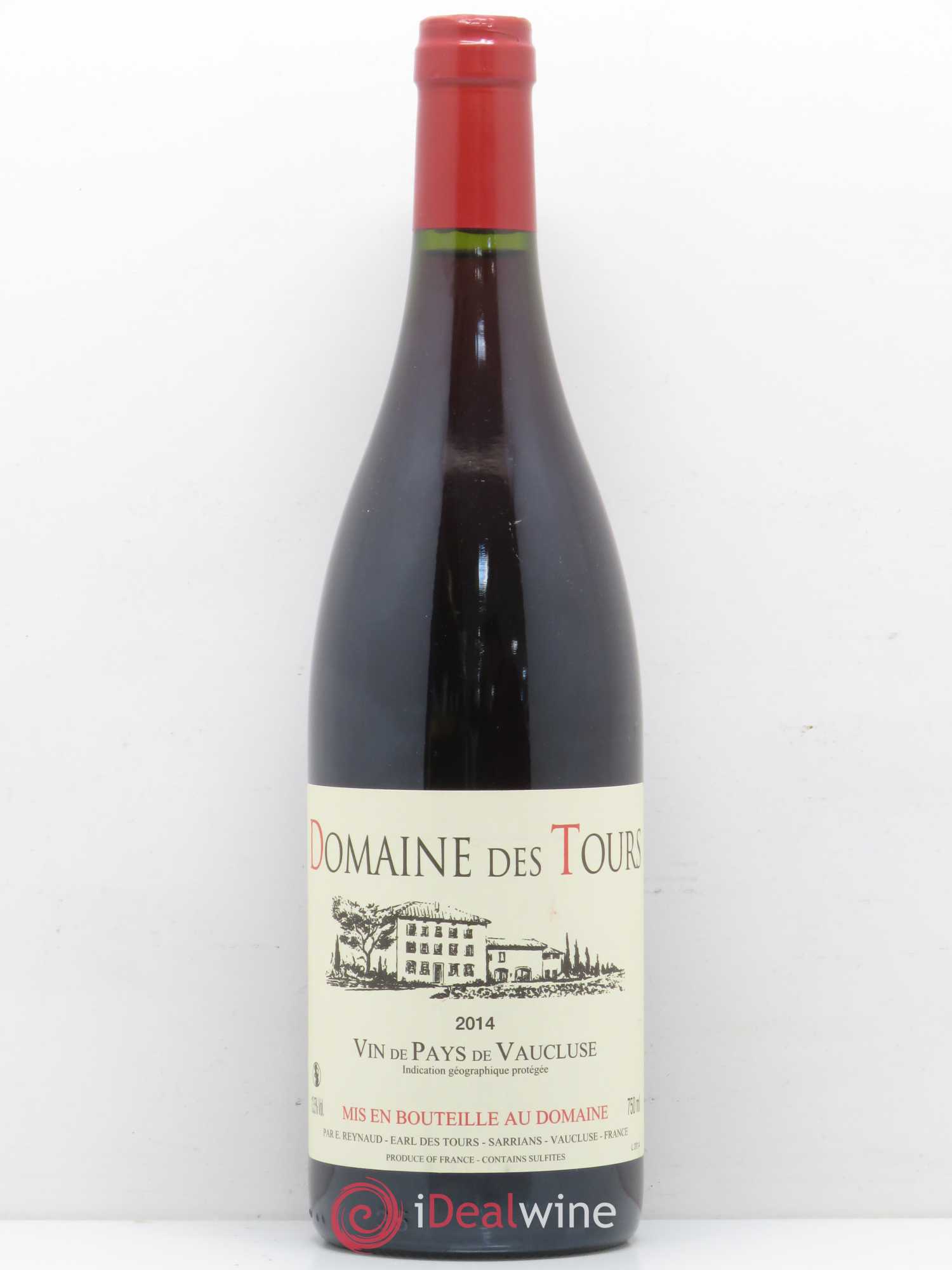 Vaucluse (Vin de Pays de Vaucluse) Domaine des Tours Emmanuel Reynaud 2014 - Lot de 1 bouteille - 0